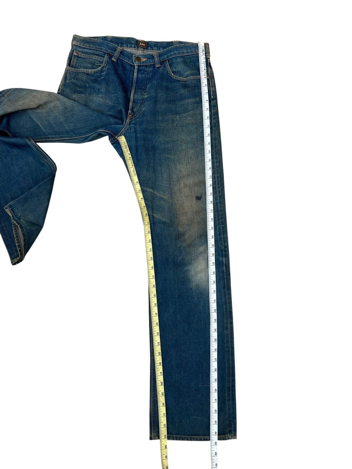 Lee Vintage Lee Riders Union Made Dirty Mud Denim Selvedge Jeans Size US 33 - 4 Thumbnail