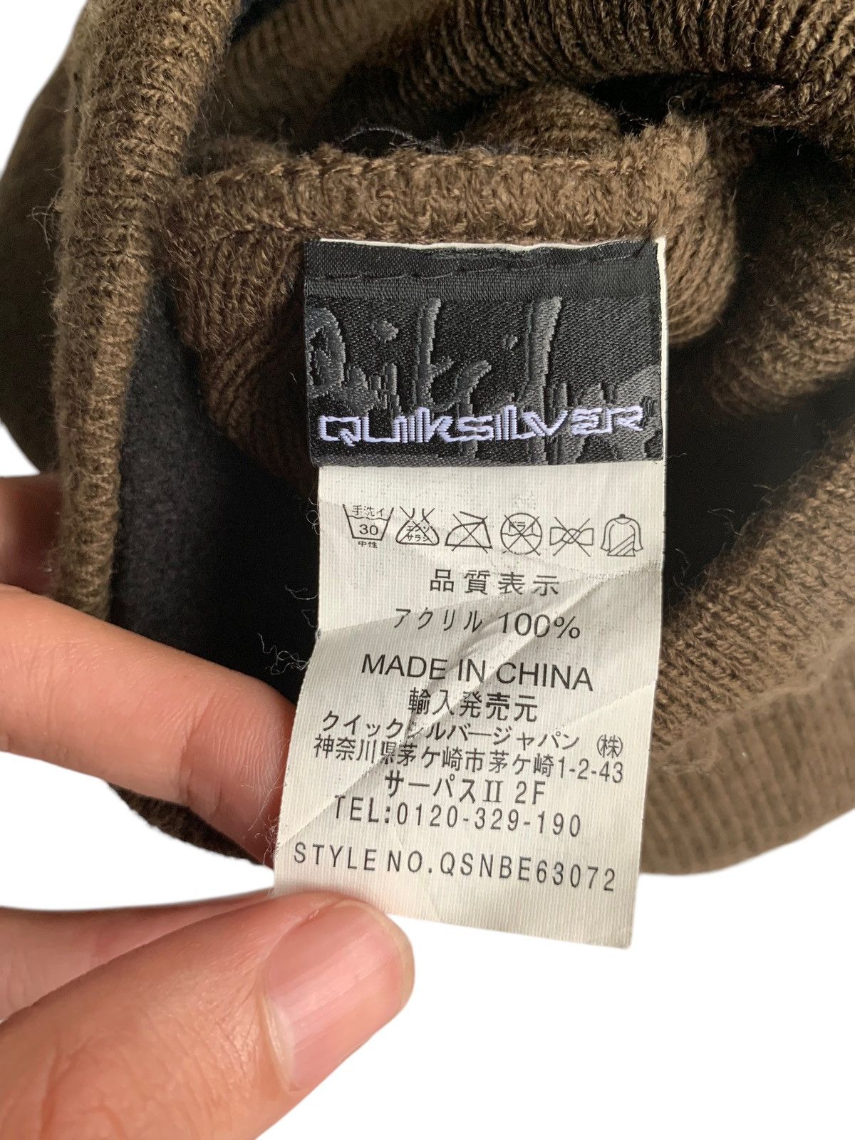 Quiksilver × Vintage Quiksilver Winter Session Streetwear Beanie Hats Size ONE SIZE - 8 Thumbnail