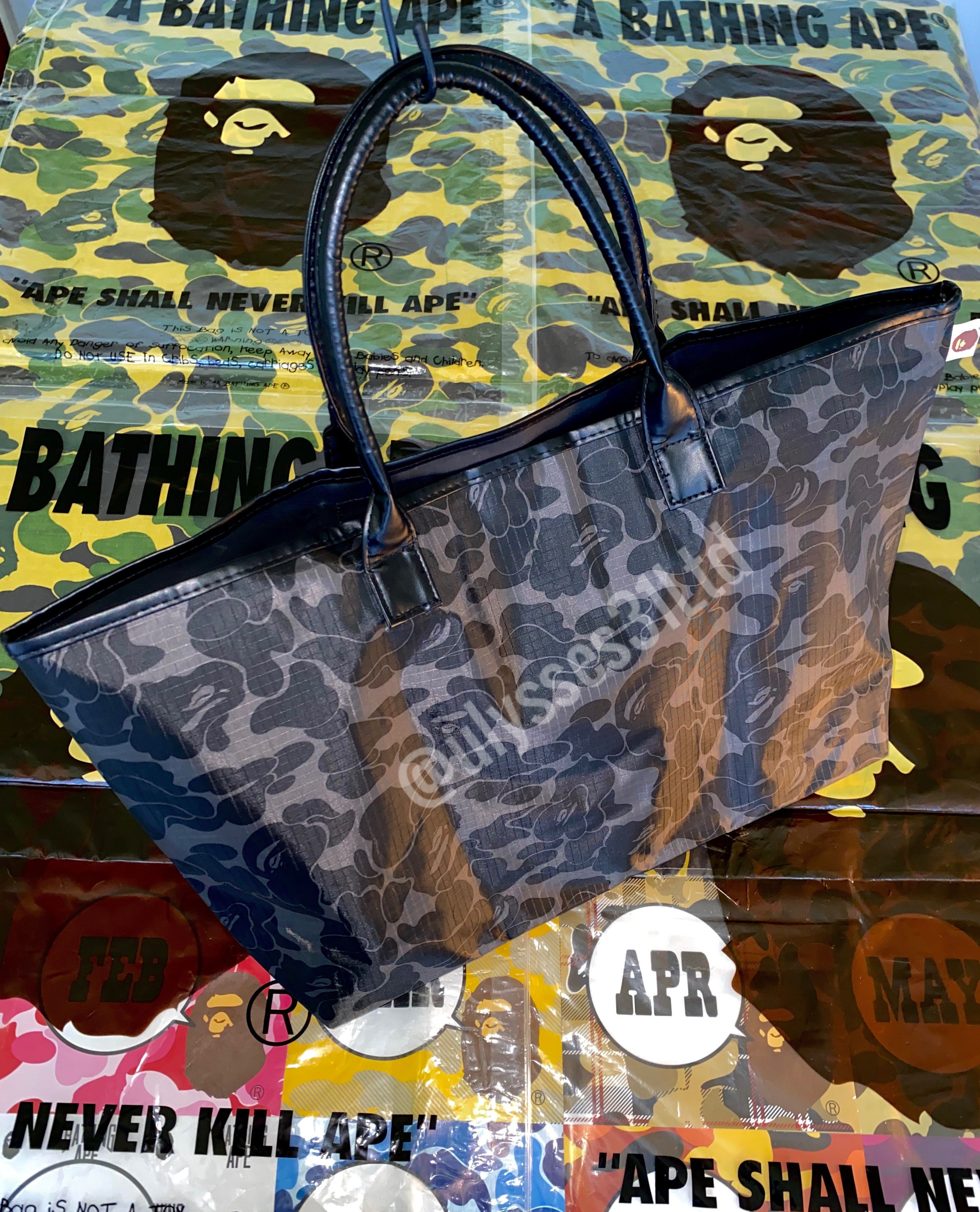 Bape Bape Leather Handle Tote Size ONE SIZE - 1 Thumbnail