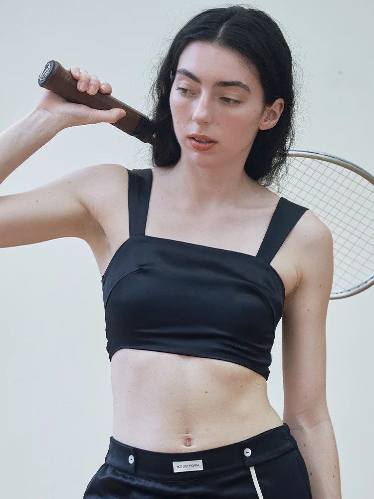 Vintage Black crop top Y2k Size L / US 10 / IT 46 - 7 Thumbnail
