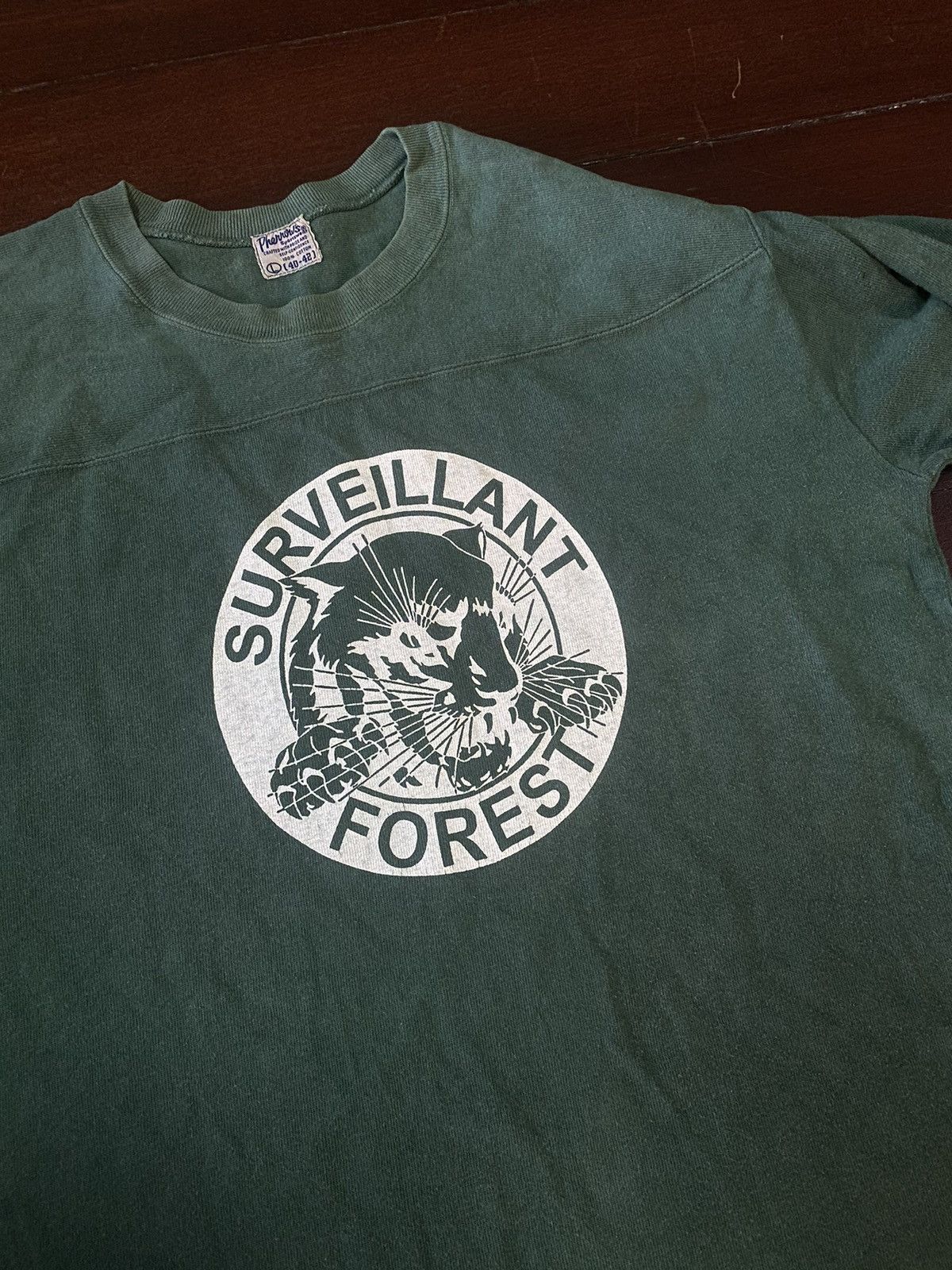 Iron Heart GRAIL🔥 Pherrows SURVEILLANT FOREST HEAVY LONG SLEEVE JAPAN Size US L / EU 52-54 / 3 - 6 Thumbnail