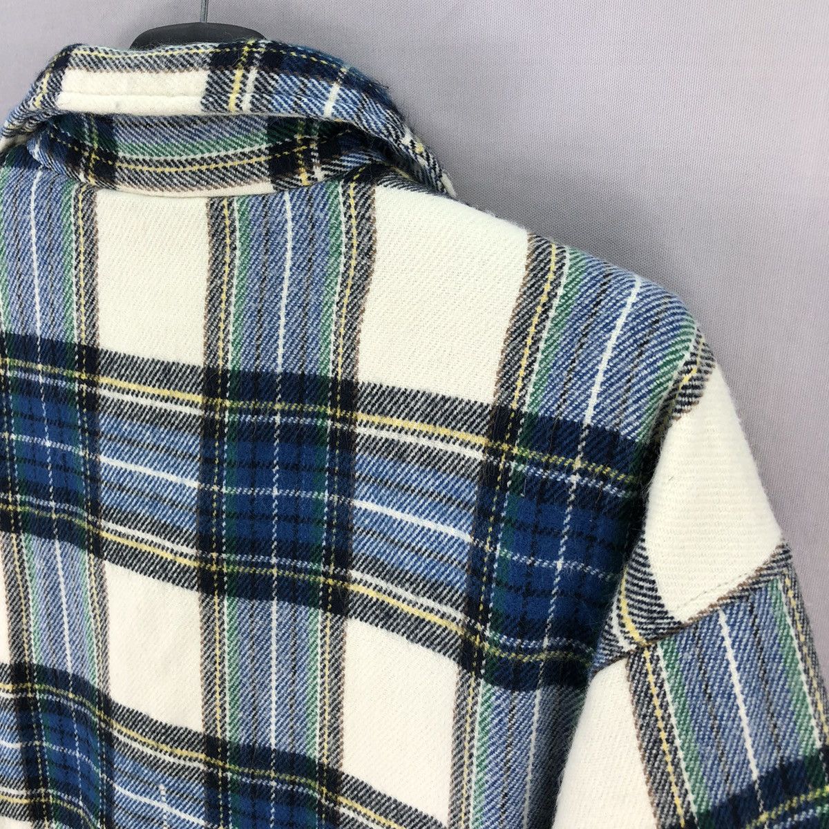 Japanese Brand Vintage 90's Flannel Jacket Tartan Check by GQFORD Size US XL / EU 56 / 4 - 5 Thumbnail
