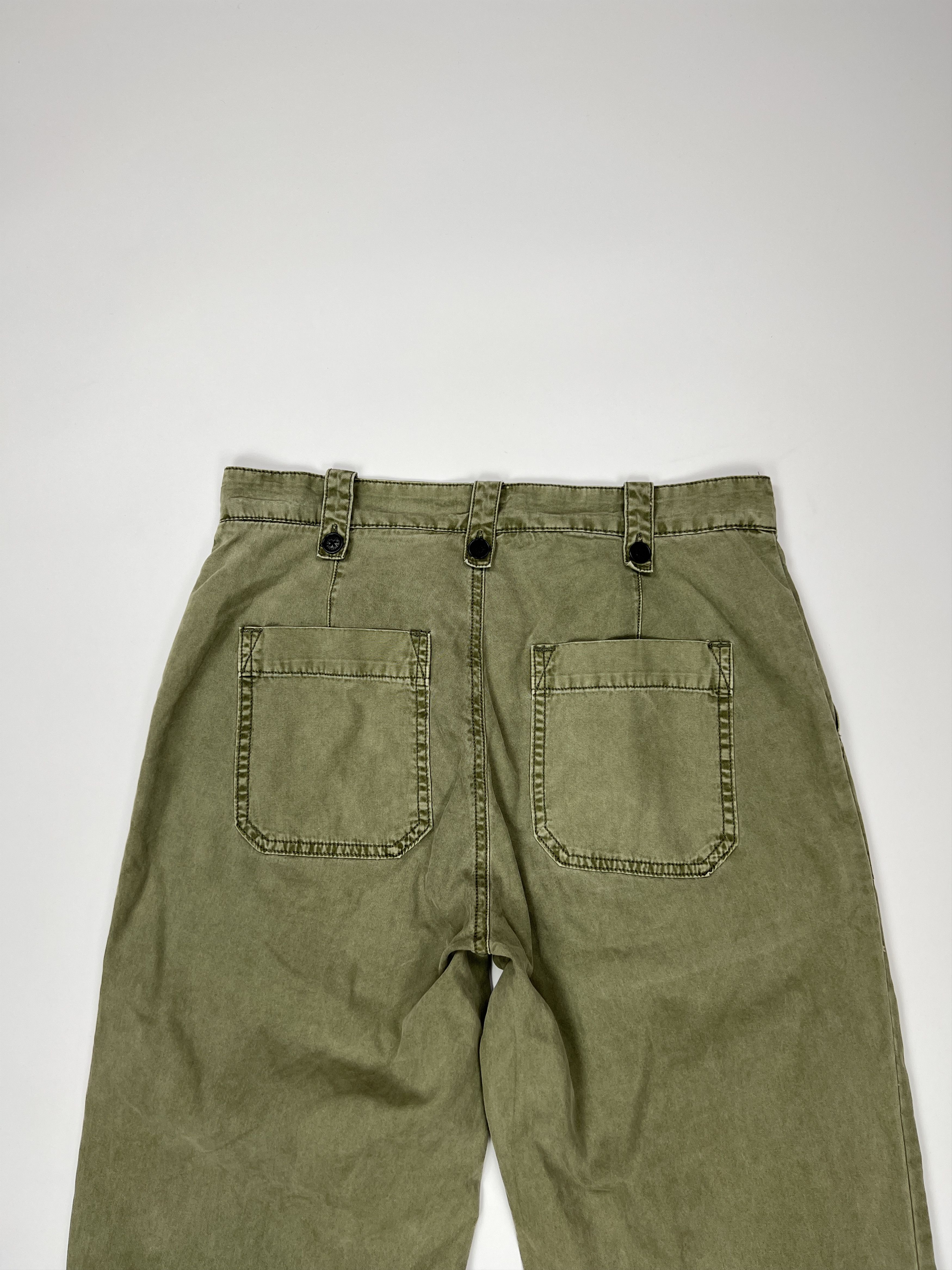 Zadig & Voltaire Zadig Voltaire Pia Mili Short Trousers Khaki Pants Size 26" / US 2 / IT 38 - 5 Thumbnail