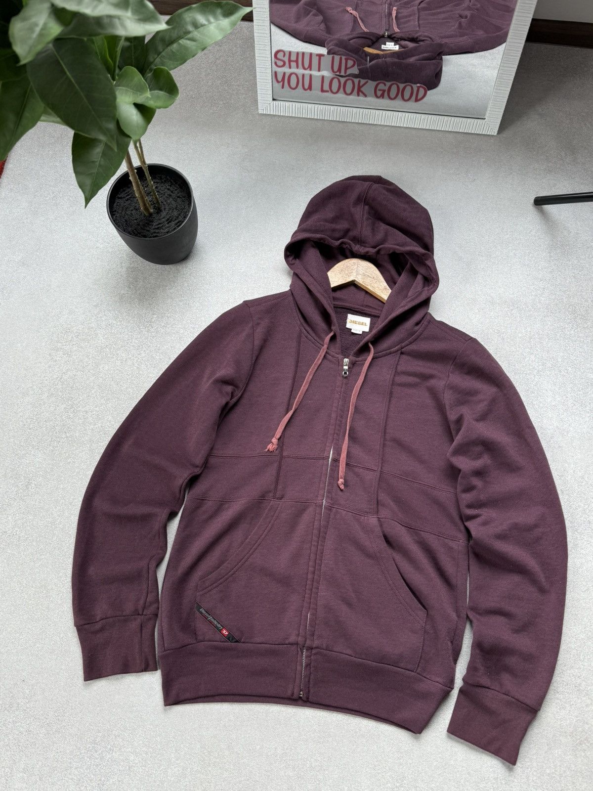 Diesel Diesel Full Zip Hoodie Men’s Vintage Y2K Hooded Pullover Size US S / EU 44-46 / 1 - 3 Thumbnail
