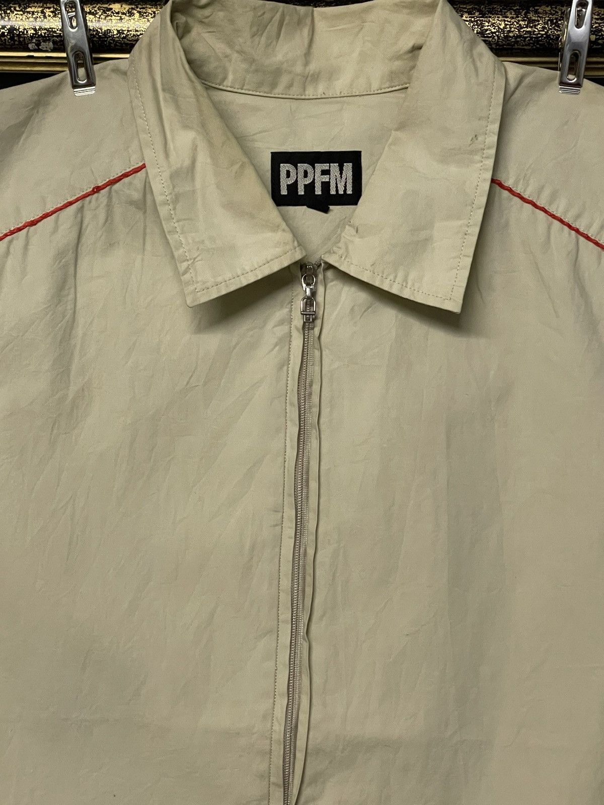 Japanese Brand × PPFM × Vintage Vintage 1990s Japan Designer Ppfm Cropped Nylon Style Tshirt Size US M / EU 48-50 / 2 - 3 Thumbnail
