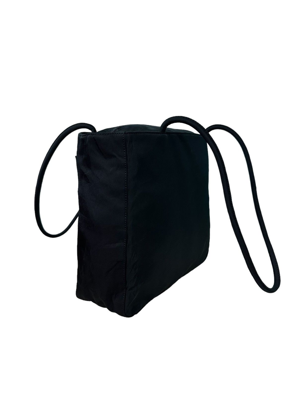 Prada × Vintage AUTHENTIC VINTAGE PRADA BLACK NYLON TOTE BAG Size ONE SIZE - 5 Thumbnail