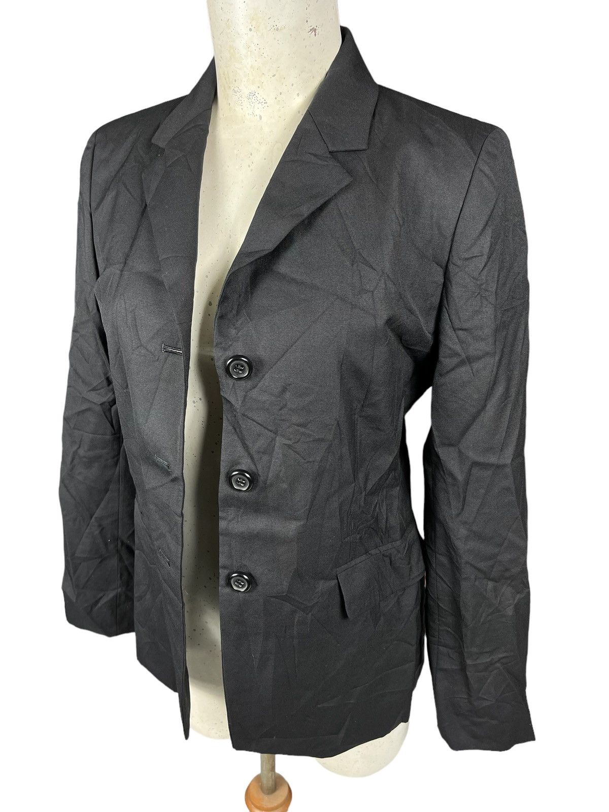 Kansai Yamamoto × Tsumori Chisato × Yohji Yamamoto Ined Blazer Yohji Yamamoto Wool Women Size S / US 4 / IT 40 - 2 Thumbnail