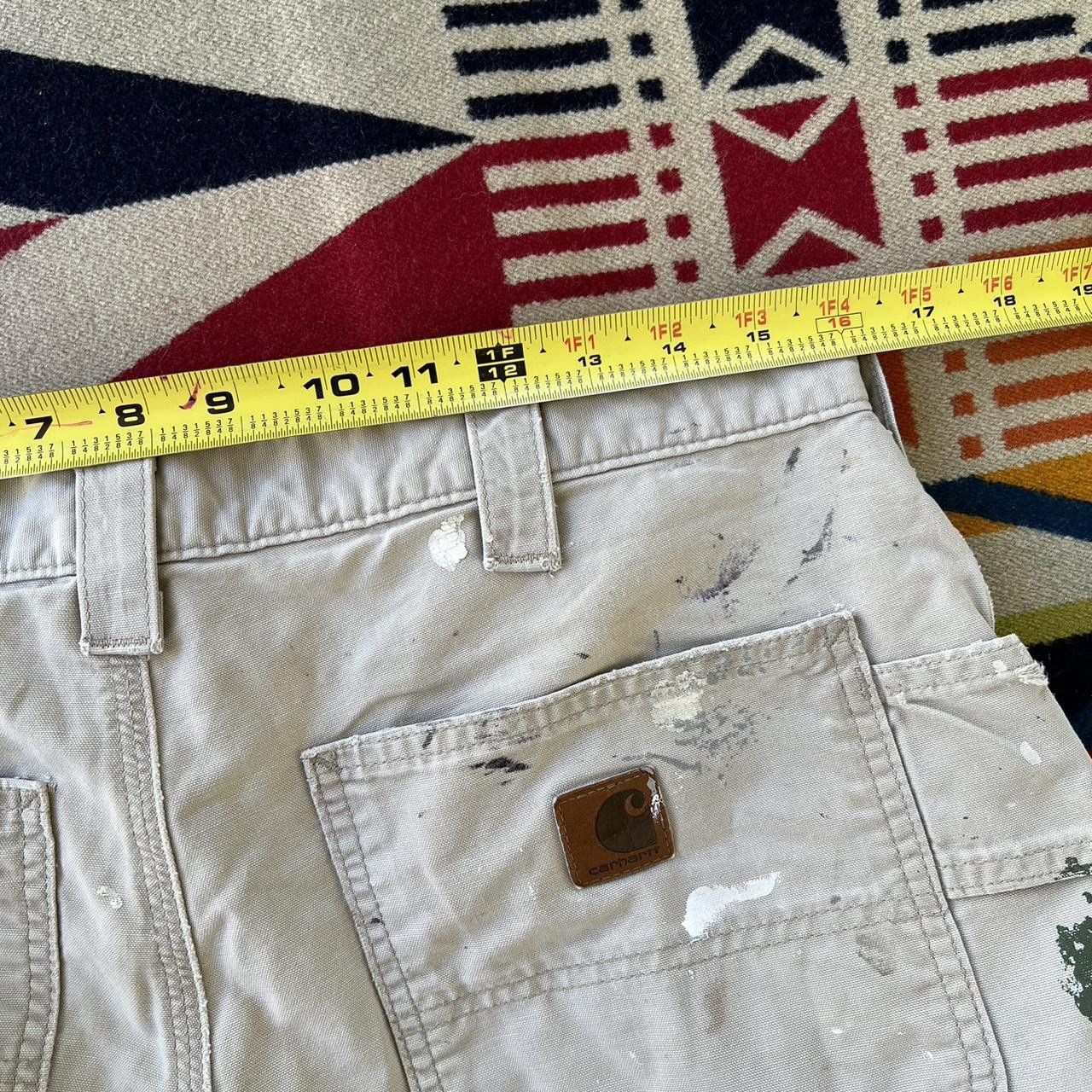 Carhartt Vintage Y2K Carhartt brown double knee work carpenter shorts Size US 32 / EU 48 - 5 Thumbnail