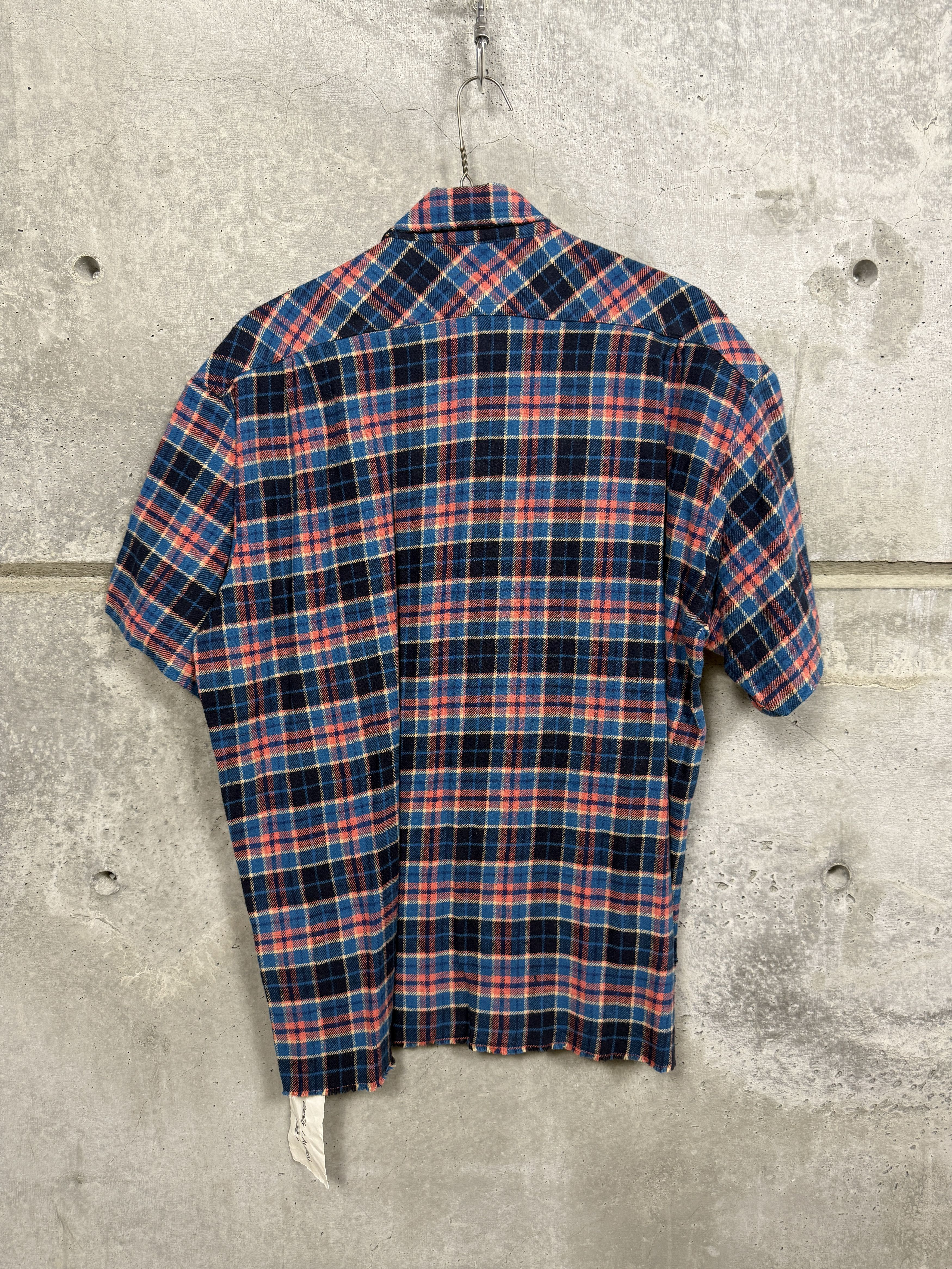 Greg Lauren $795 Greg Lauren Plaid Short Sleeve Shirt Size US L / EU 52-54 / 3 - 5 Thumbnail