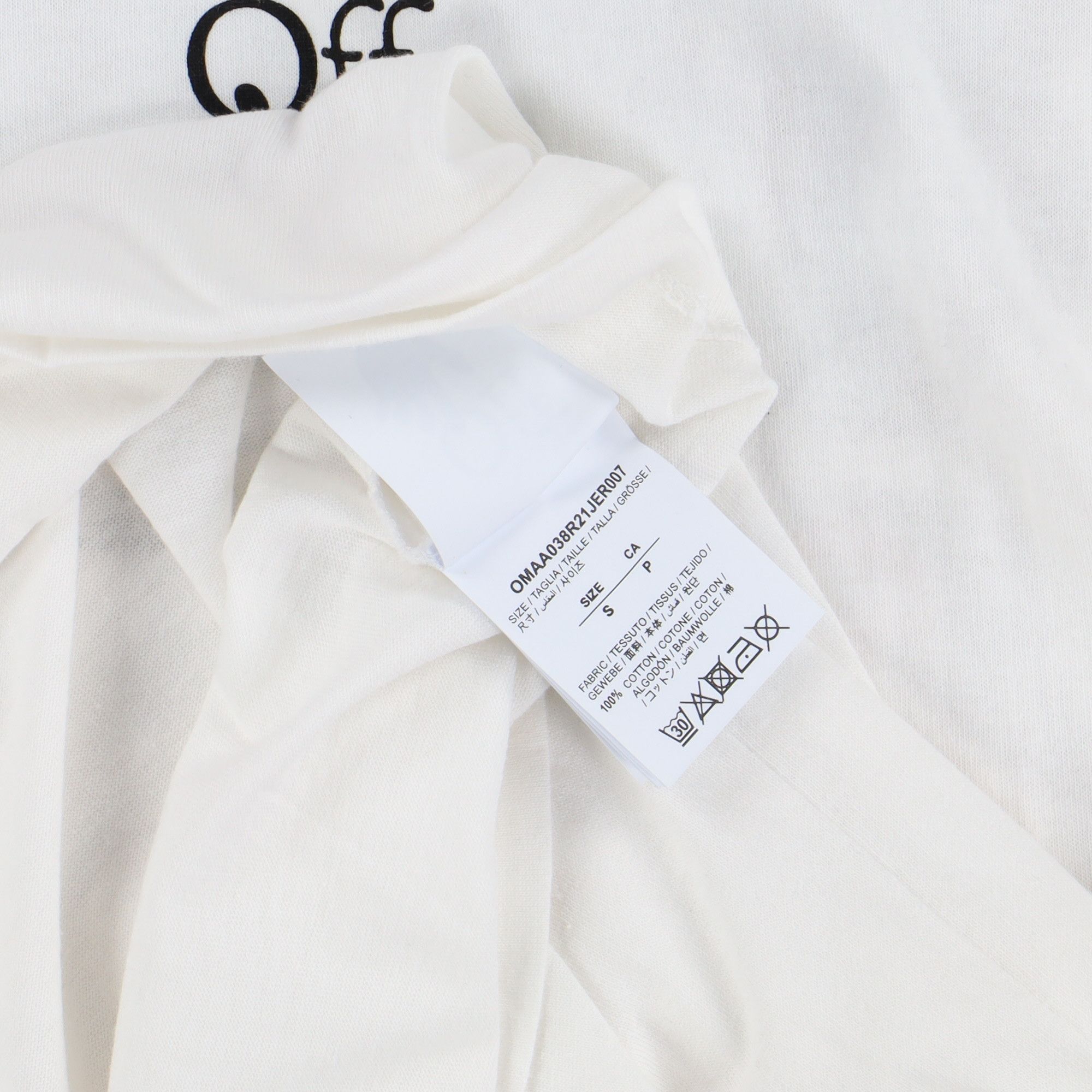 Off-White White Graff Logo Oversized T-Shirt Size US S / EU 44-46 / 1 - 6 Thumbnail