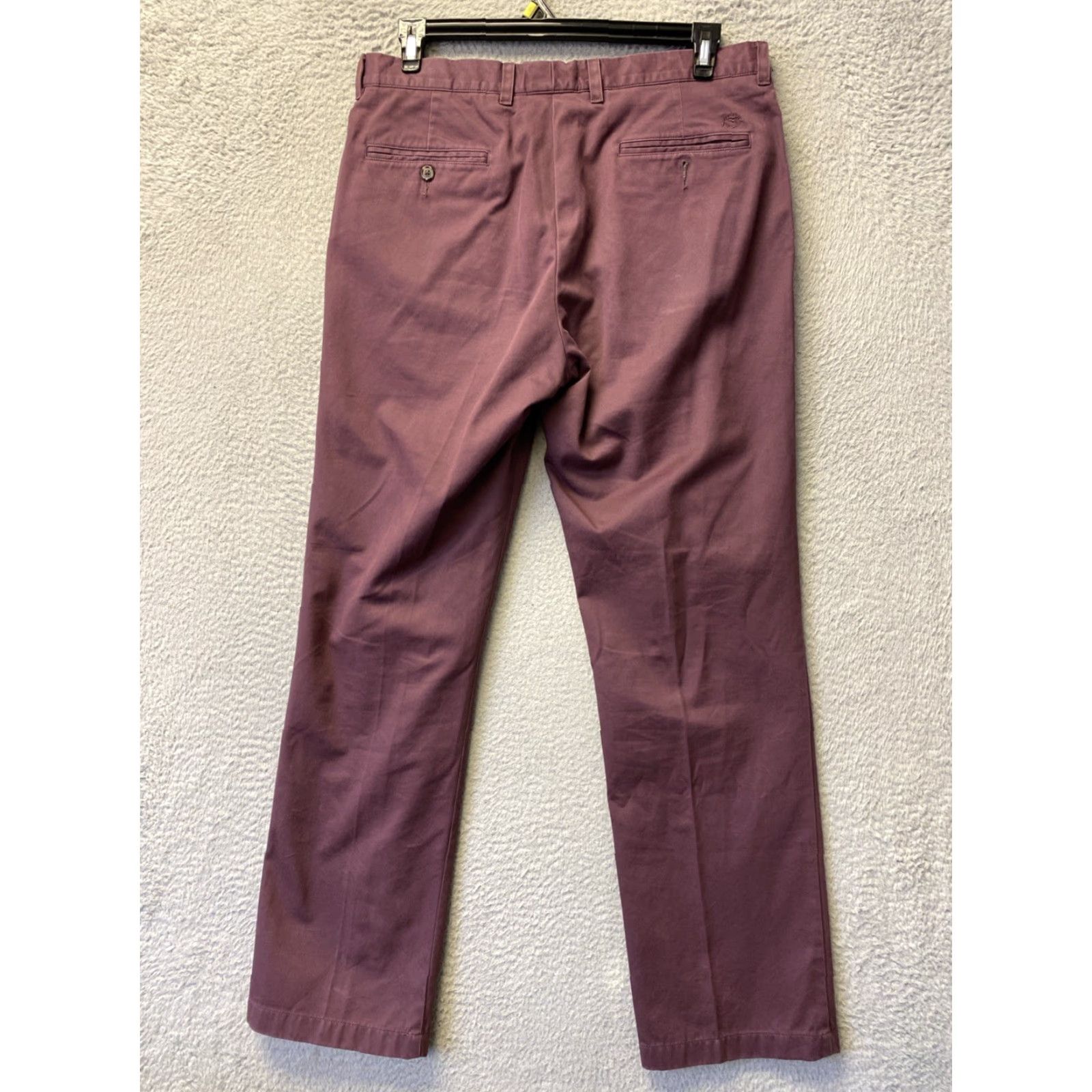 Southern Tide Southern Tide SkipJack Pants Men 34x32 Maroon Chino Straight /0397 Size US 34 / EU 50 - 6 Thumbnail