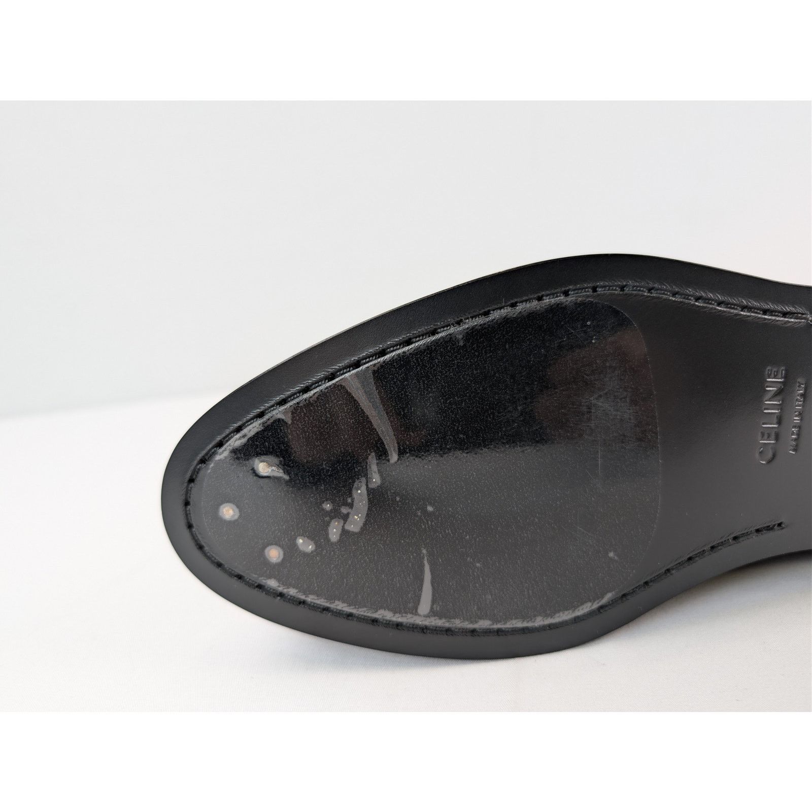 Celine o1rshd1 Vivienne Loafers in Polished Boil Shoe Boots Black Size US 12 / EU 45 - 12 Thumbnail