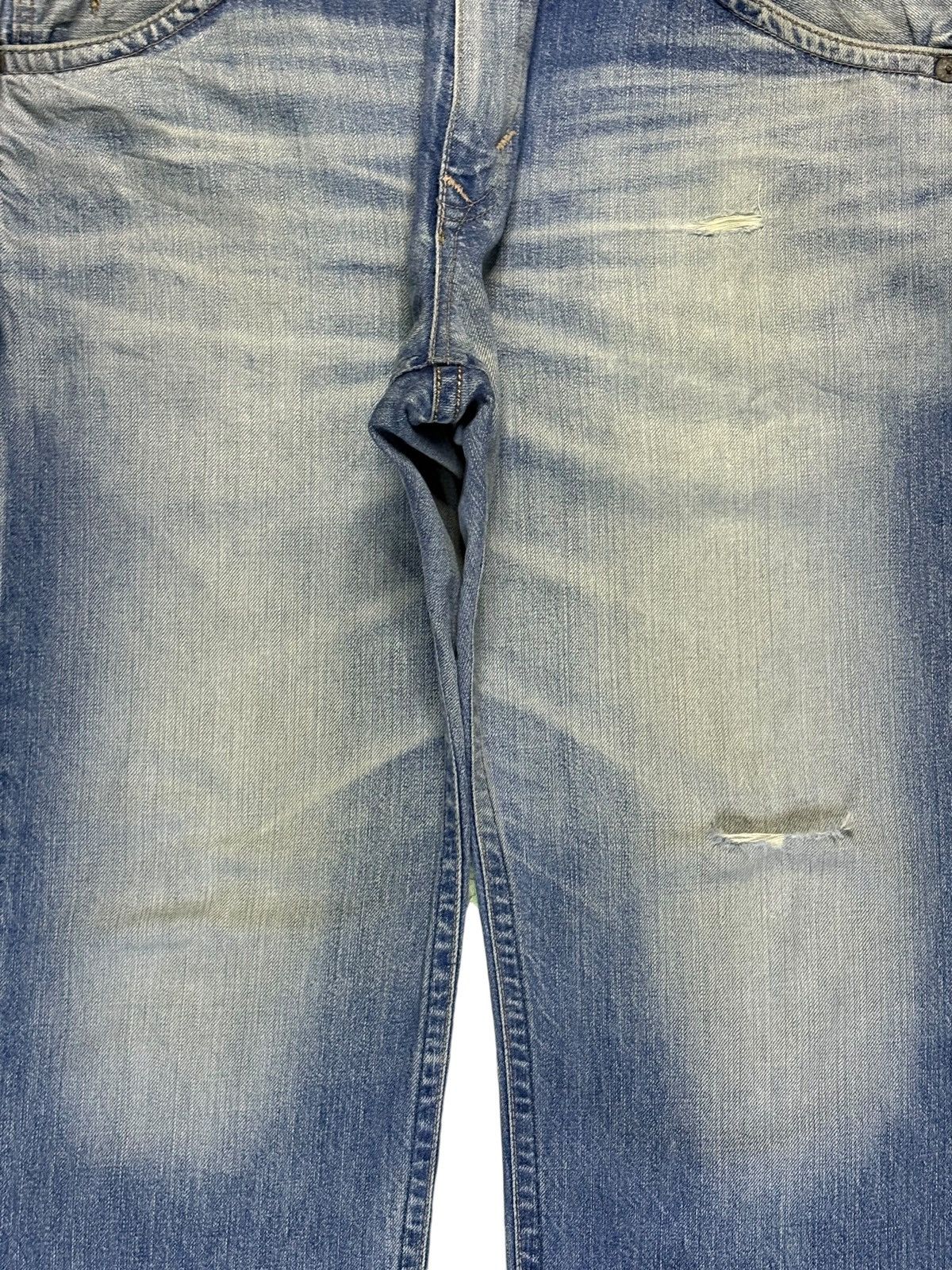 Edwin Exclusive Vintage Edwin XV Faded Wash Distress Loose Jeans Size US 36 / EU 52 - 5 Thumbnail