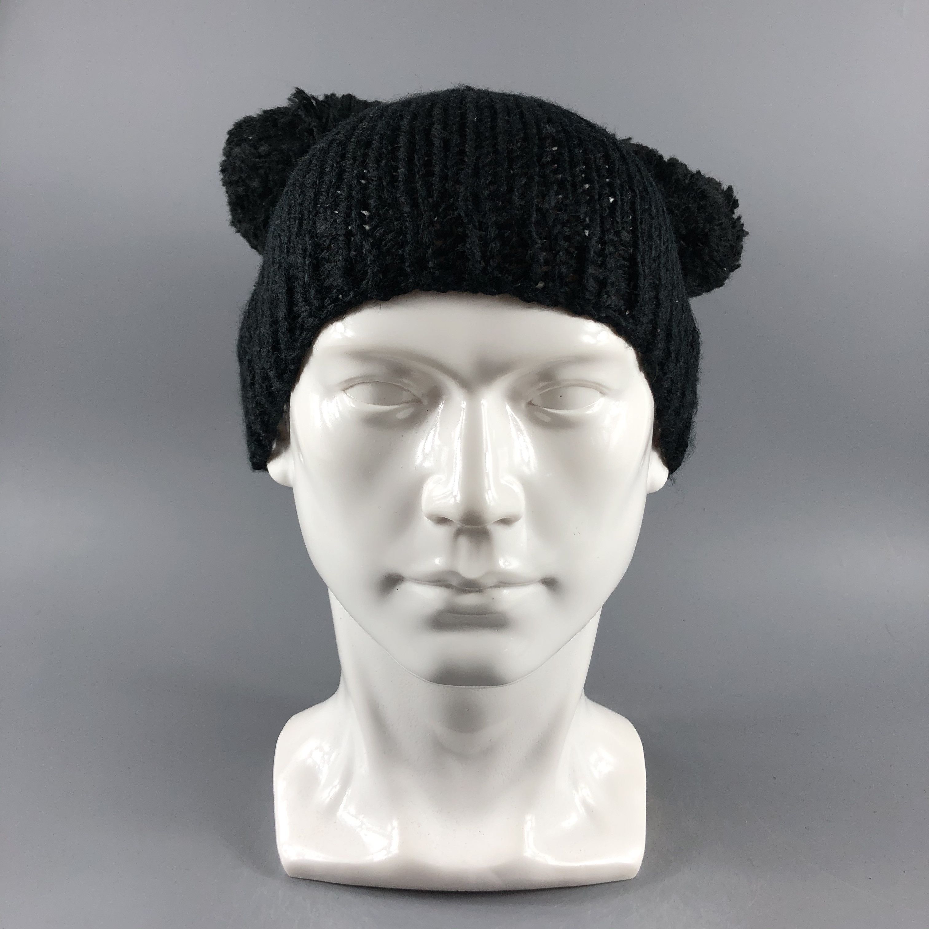 Japanese Brand × Vintage Unknown Double PomPom Beanie Snow Hat Snow Cap -D591 Size ONE SIZE - 2 Thumbnail