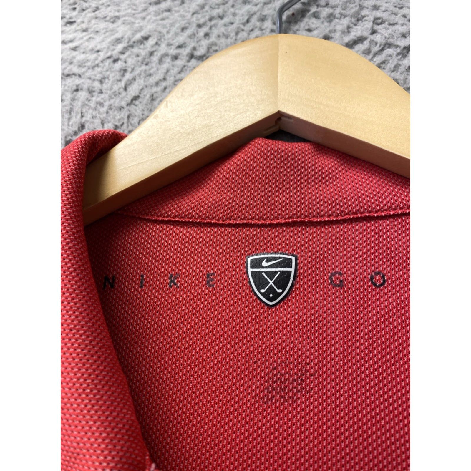 Nike Nike Men's Athletic Wear Short Sleeve Swoosh Golf Active Shirt Red Size US M / EU 48-50 / 2 - 3 Thumbnail