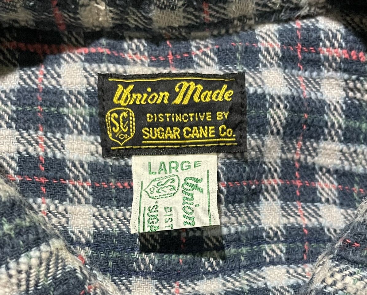 Sugar Cane SUGAR CANE UNION MADE FLANNEL SHIRT Size US L / EU 52-54 / 3 - 4 Thumbnail