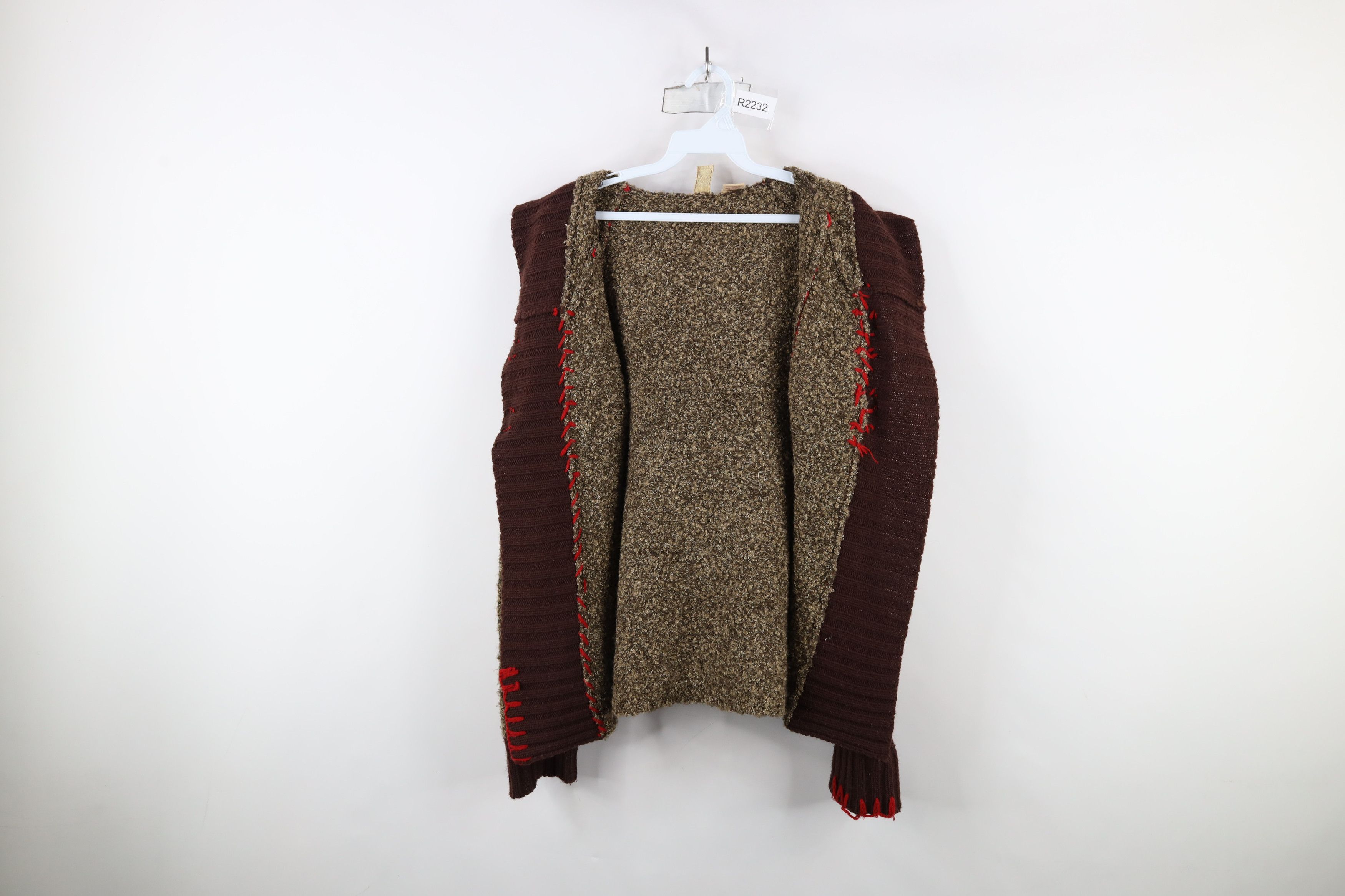 Vintage Vintage Y2K Buckle BKE Fairy Wool Blend Knit Hooded Sweater Size L / US 10 / IT 46 - 8 Thumbnail