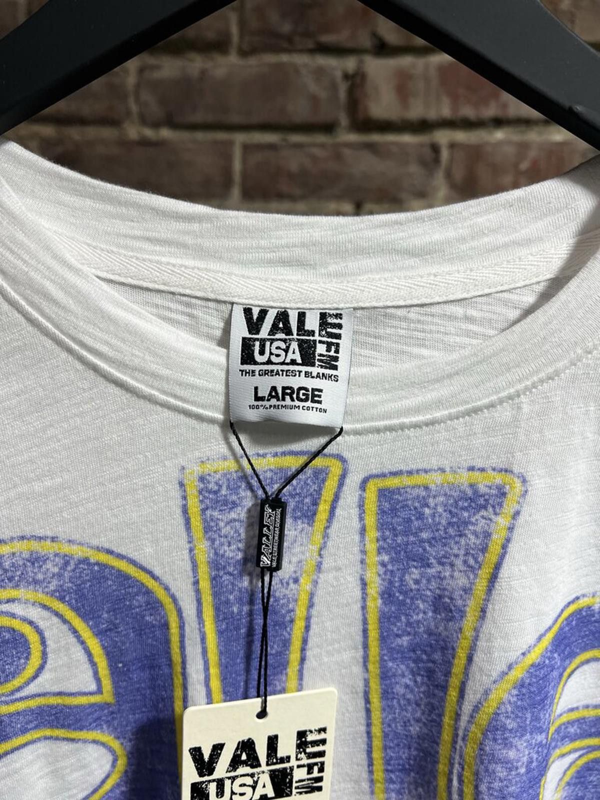 Vale Vale State Soccer Tee White Sz. L Size US L / EU 52-54 / 3 - 3 Thumbnail