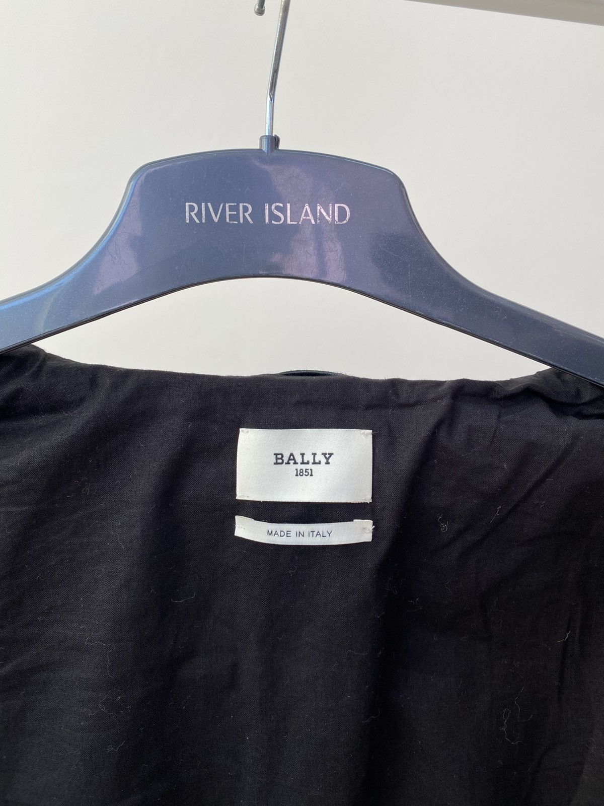 Bally Bally Men’s Black Leather Bomber Jacket Full Zip Size US M / EU 48-50 / 2 - 8 Thumbnail