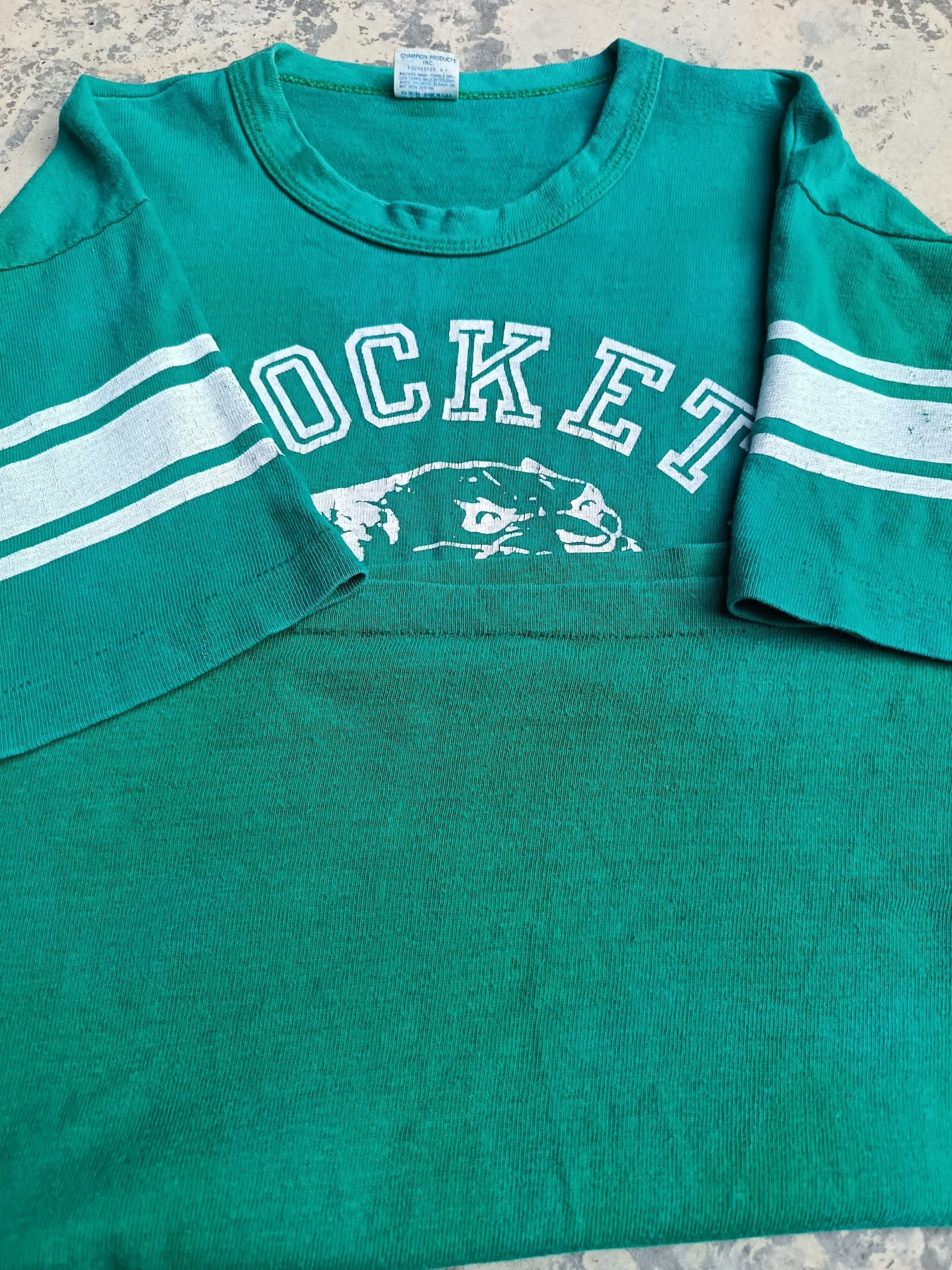 Champion × Vintage . vintage 70's champion crockett cougars T-Shirt Size US S / EU 44-46 / 1 - 3 Thumbnail