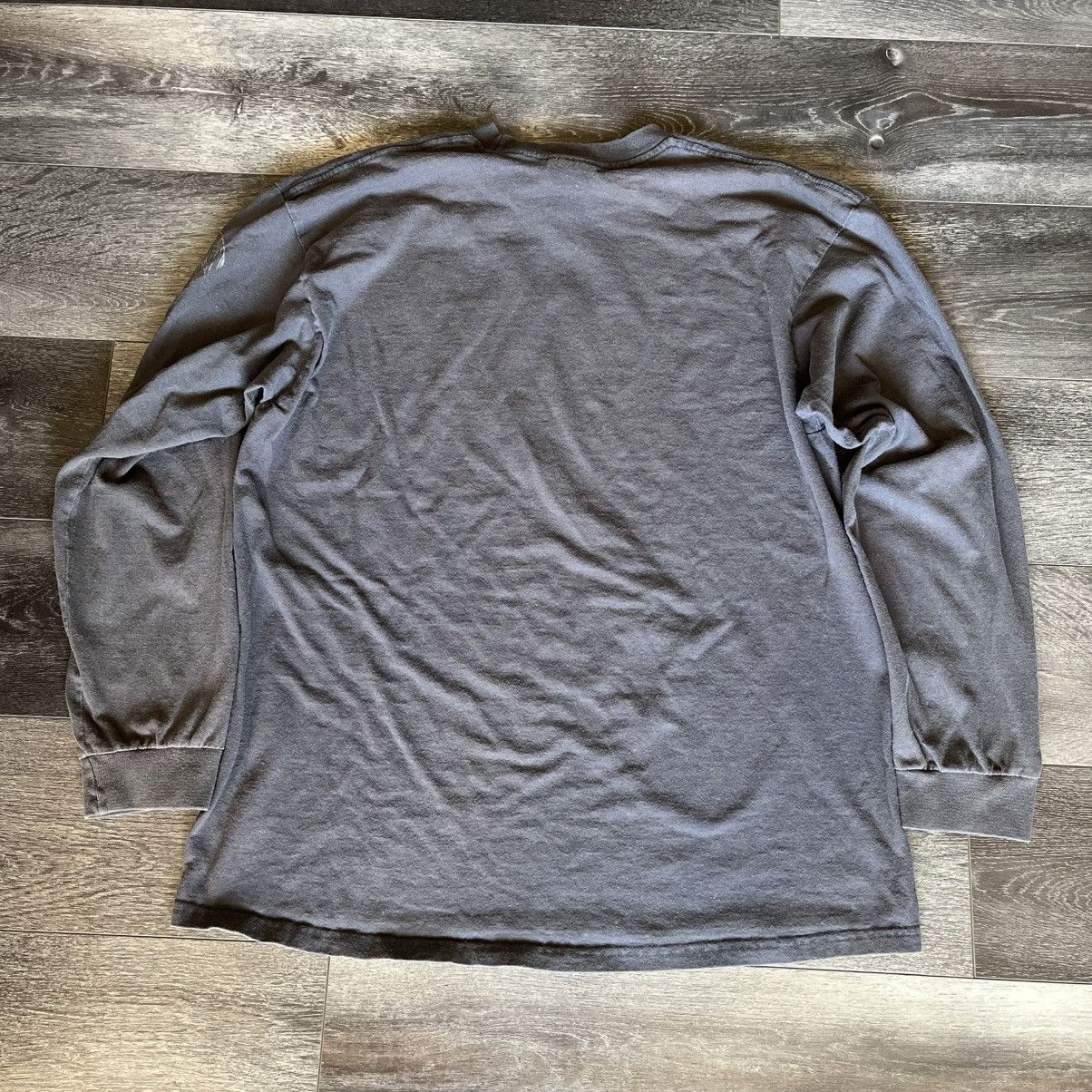 Nike Vintage 2000s Nike 3D Swoosh Logo Longsleeve T Shirt Washed Size US L / EU 52-54 / 3 - 2 Thumbnail