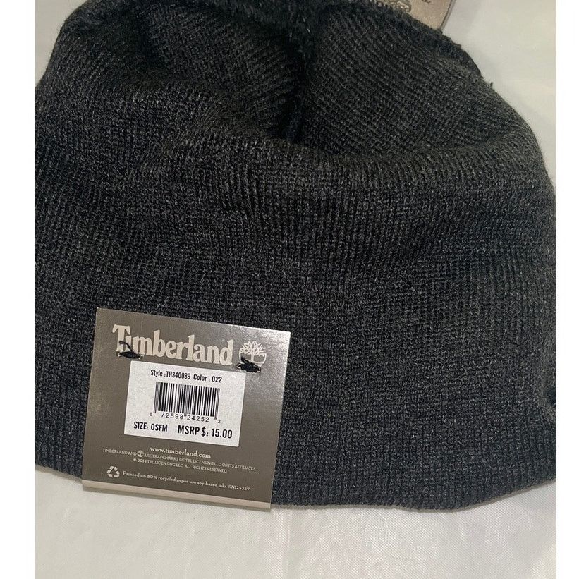 Timberland Timberland Heathered Knit Cuff Hat OSFM -Charcoal Size ONE SIZE - 7 Thumbnail
