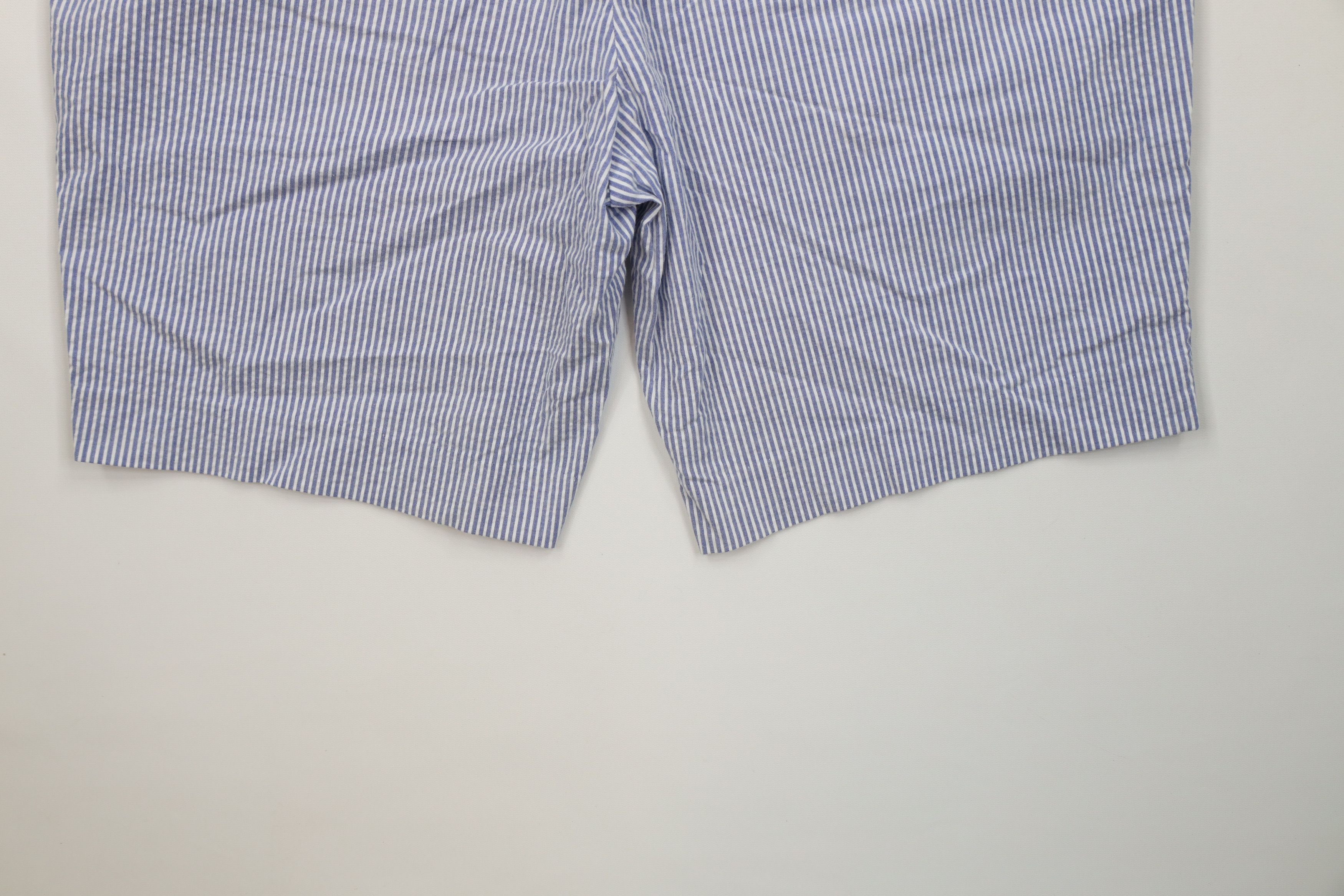 Ralph Lauren Vintage Ralph Lauren Striped Seer Sucker Chino Shorts Size US 35 - 12 Thumbnail
