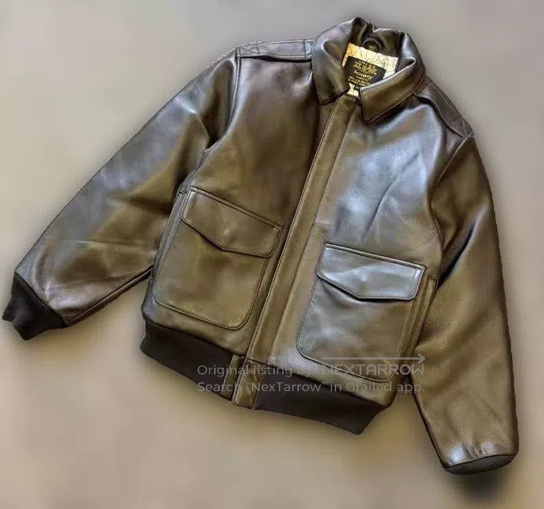 Other Classic American A2 Air Force flight leather jacket Size US M / EU 48-50 / 2 - 1 Thumbnail