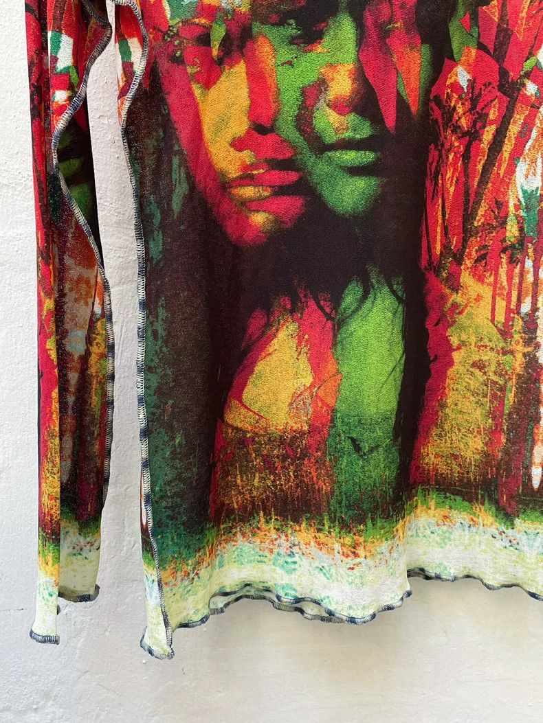 Jean Paul Gaultier Jean Paul Gaultier 00SS Double Exposure Mesh Cardigan shirt Size S / US 4 / IT 40 - 7 Thumbnail