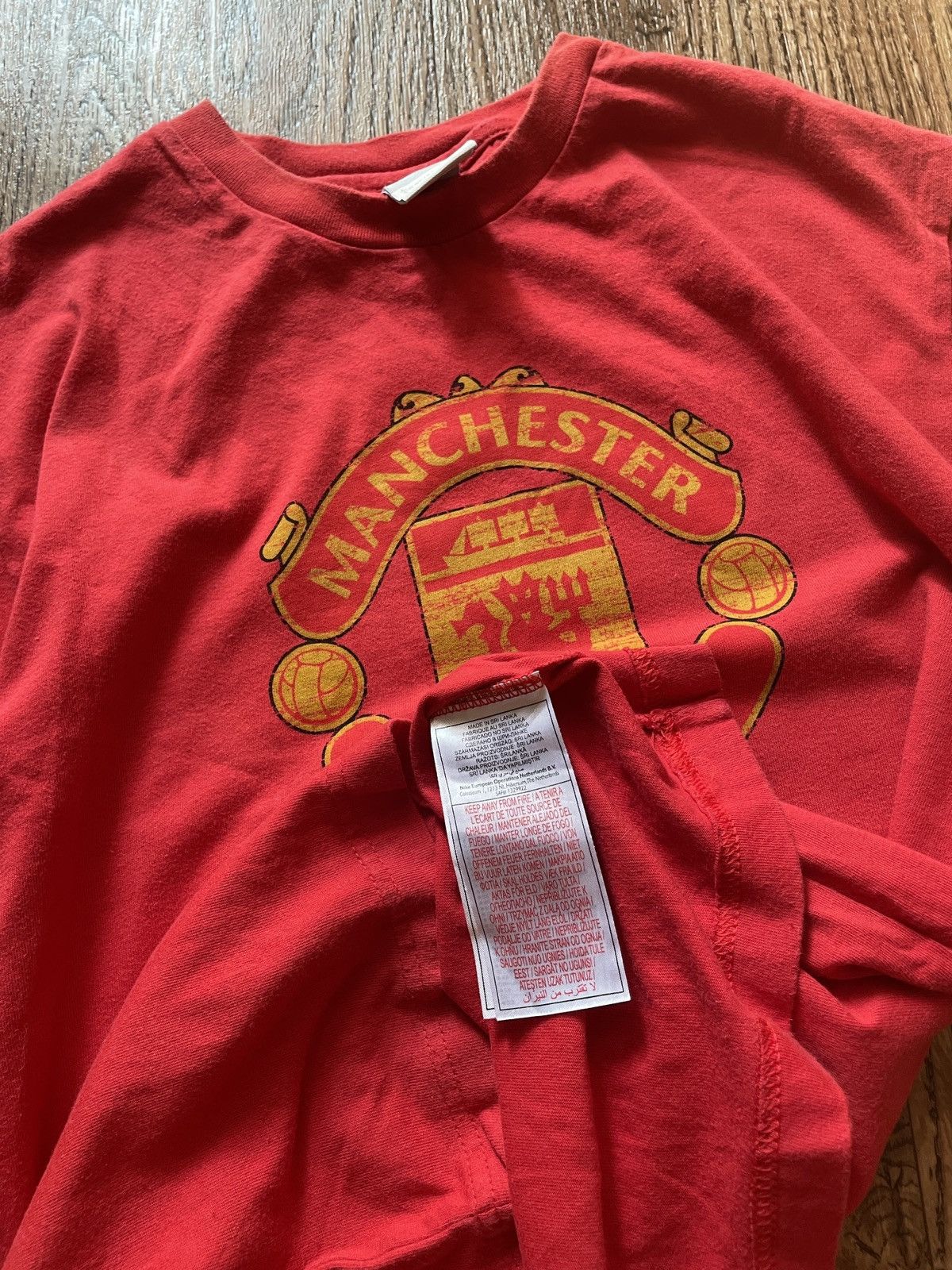 Nike Nike vintage Manchester City Red T-shirt soccer 90s Size US L / EU 52-54 / 3 - 6 Thumbnail