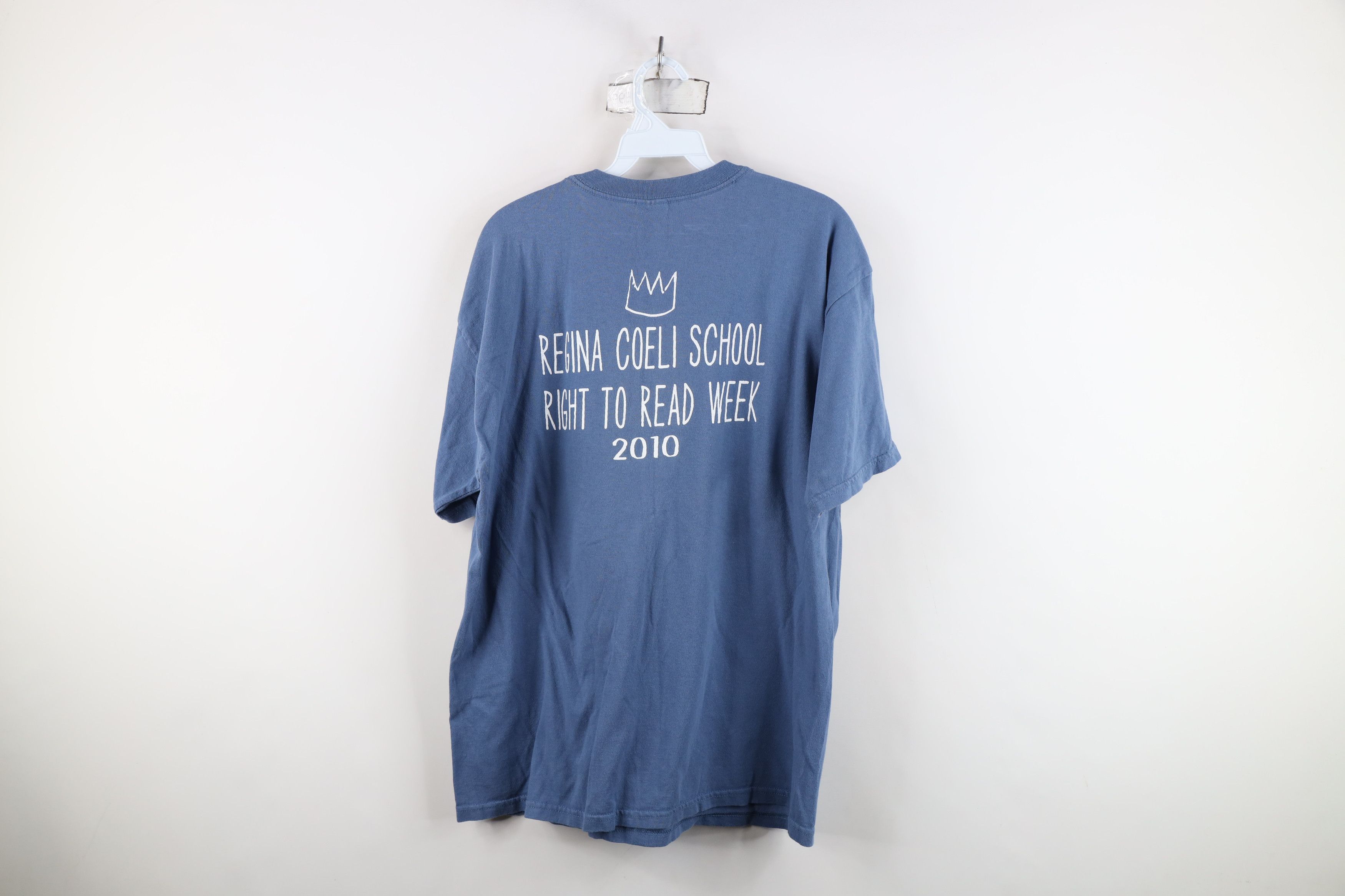 Vintage Vintage Y2K Where The Wild Things Are Reading T-Shirt Blue Size L / US 10 / IT 46 - 12 Thumbnail