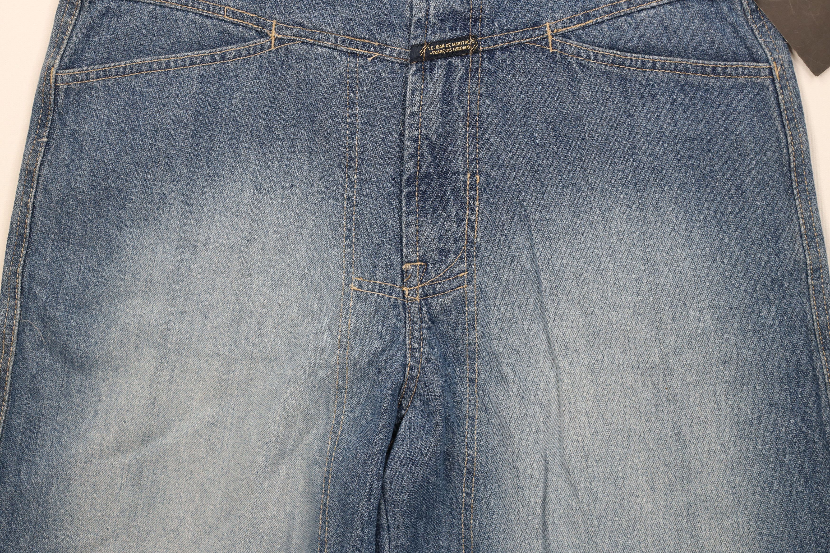 Marithe + Francois Girbaud Deadstock Vintage 90s Marithe Francois Girbaud Denim Shorts Size US 31 - 3 Thumbnail