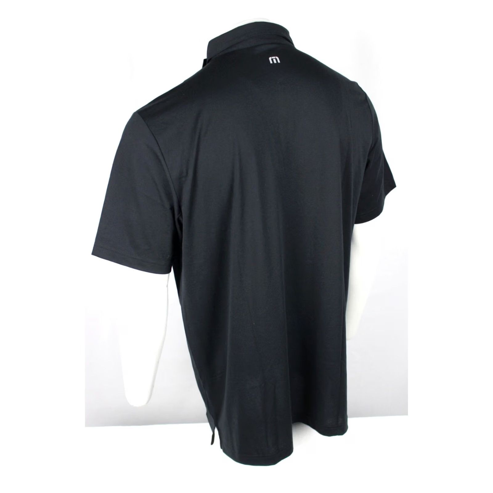 TravisMathew Travis Mathew Glenview Solid Short Sleeve Polo Shirt 2XL Black Men's Polo Shirt, Travis Mathew, 2XL, Black Size US XXL / EU 58 / 5 - 2 Thumbnail