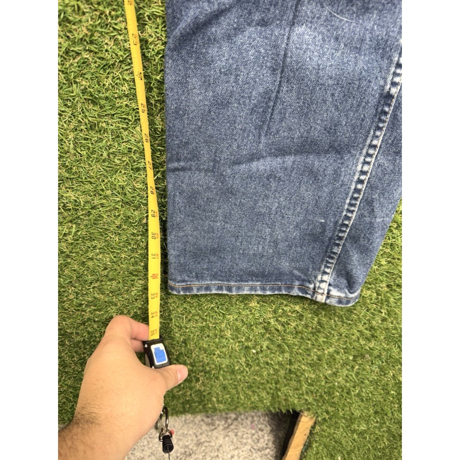 Wrangler Wrangler Jeans Mens 40x34 Riggs Blue Medium Wash Denim Work Wear Streetwear Size US 40 / EU 56 - 5 Thumbnail