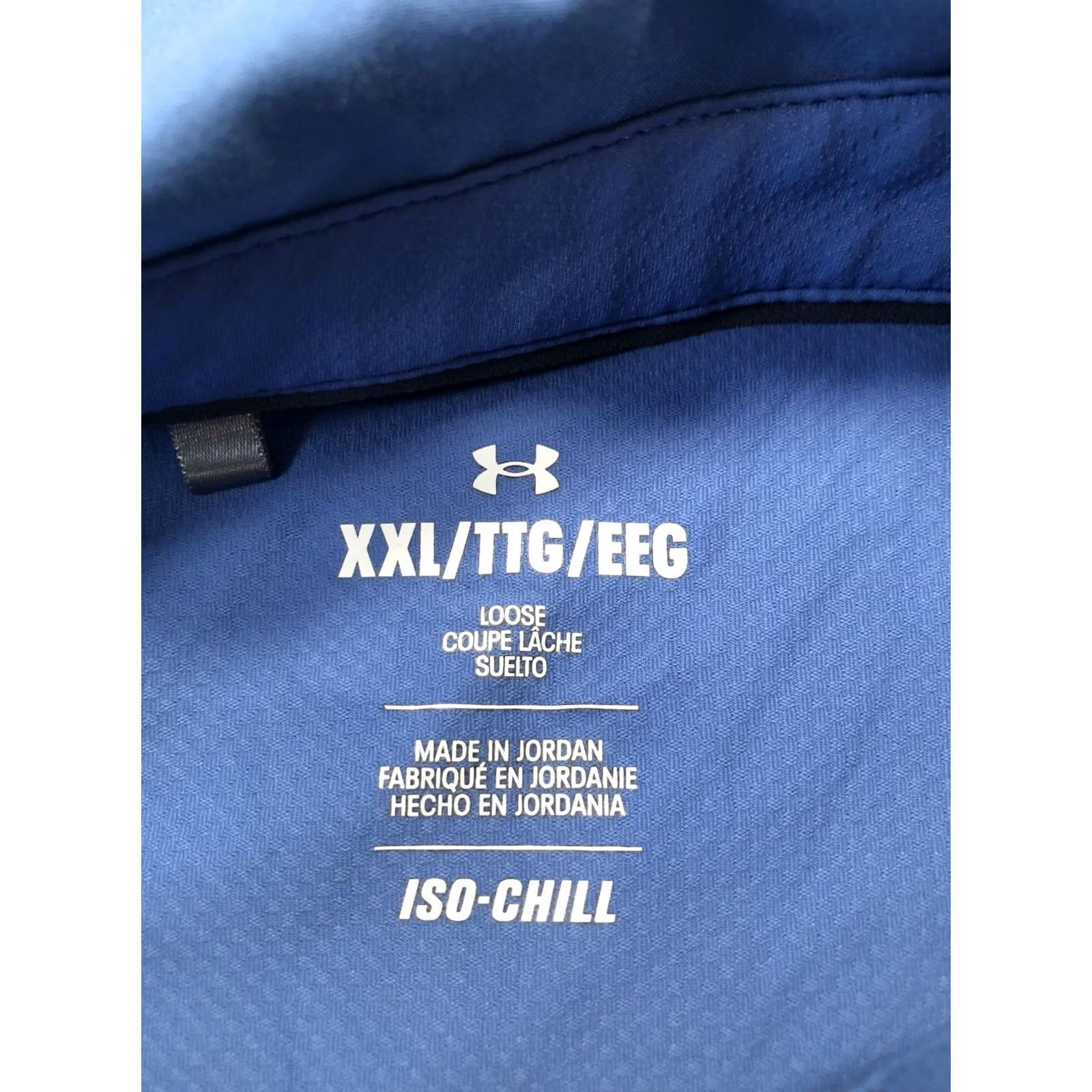 Under Armour Under Armour Iso-Chill Polo Shirt Mens 2XL Blue Golf Short Sleeve Performance Shirt Size US XXL / EU 58 / 5 - 7 Thumbnail