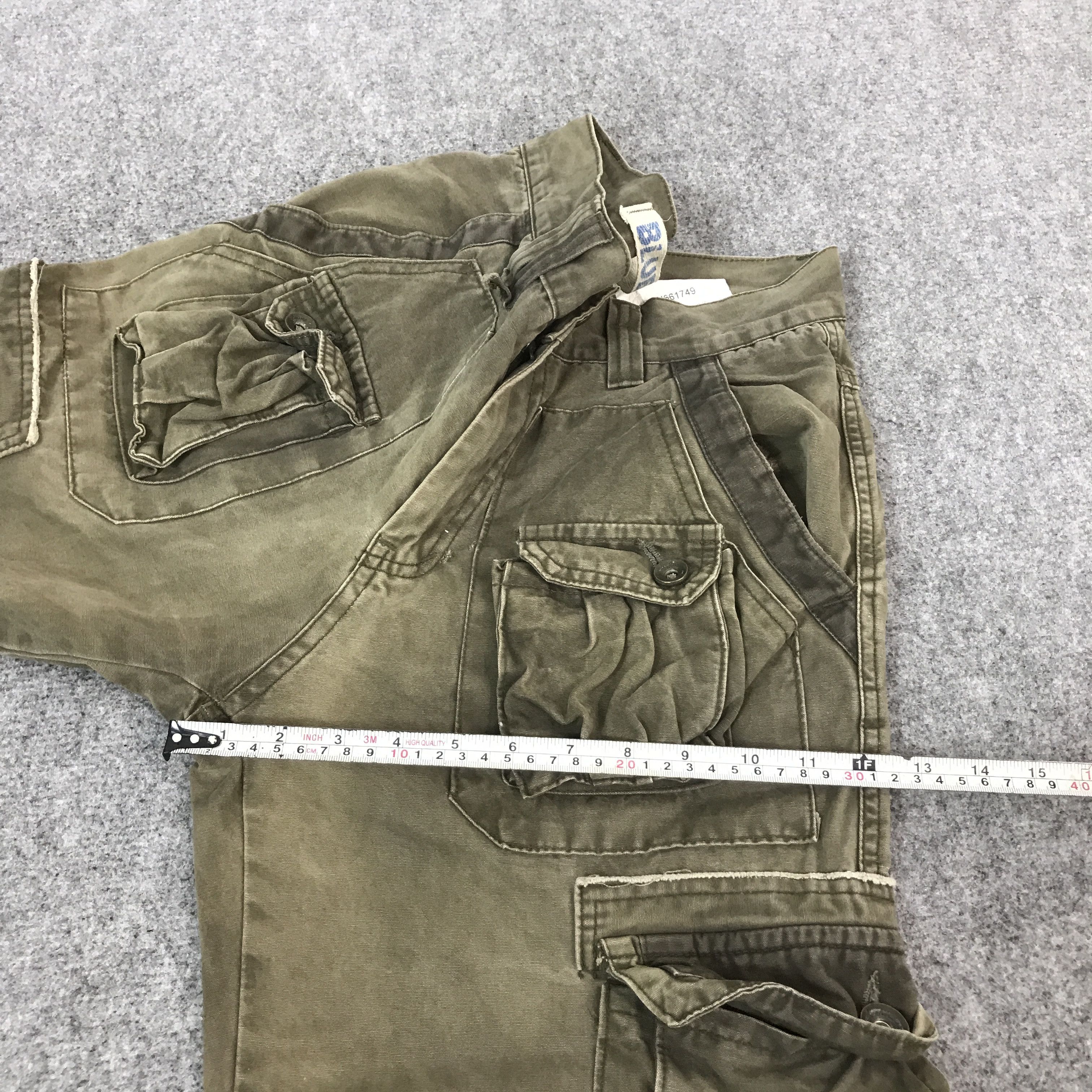 Japanese Brand BLUE LUIS CARGO BONDAGE STYLE PANTS Size US 28 / EU 44 - 10 Thumbnail