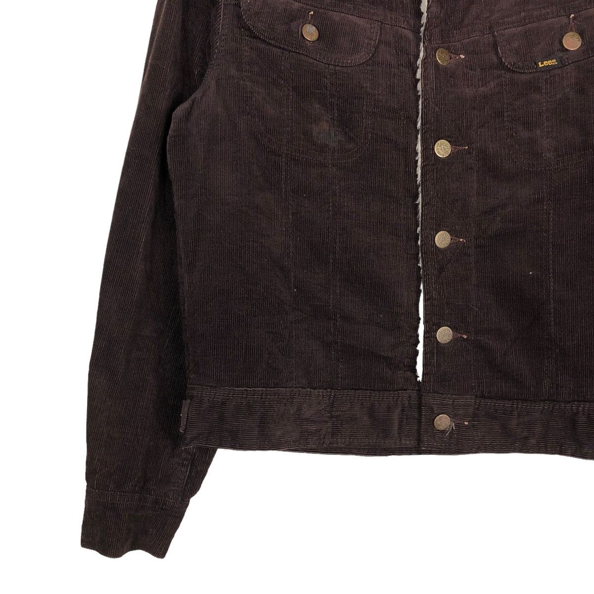 Lee × Vintage 🔥VINTAGE TRUCKER BIKER JACKET CORDUROY LEE RIDERS Size US M / EU 48-50 / 2 - 6 Thumbnail