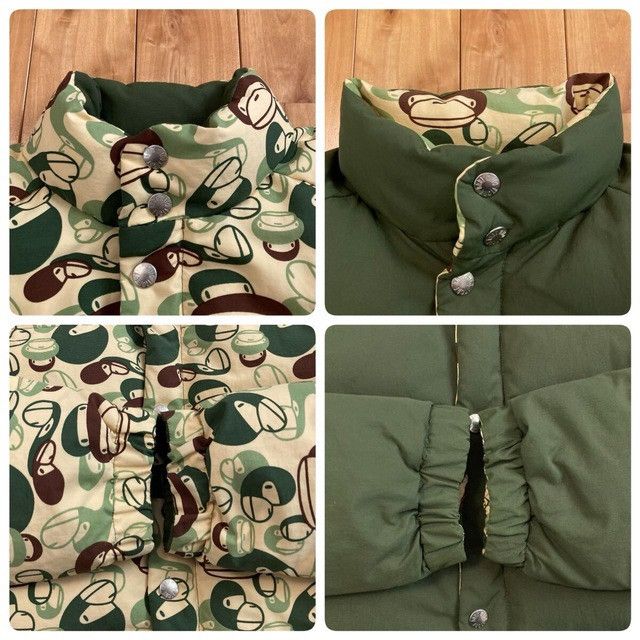 Bape 🔥Reversible🔥 BAPE Puffer Down Jacket Milo Camo a bathing ape Size US S / EU 44-46 / 1 - 7 Thumbnail