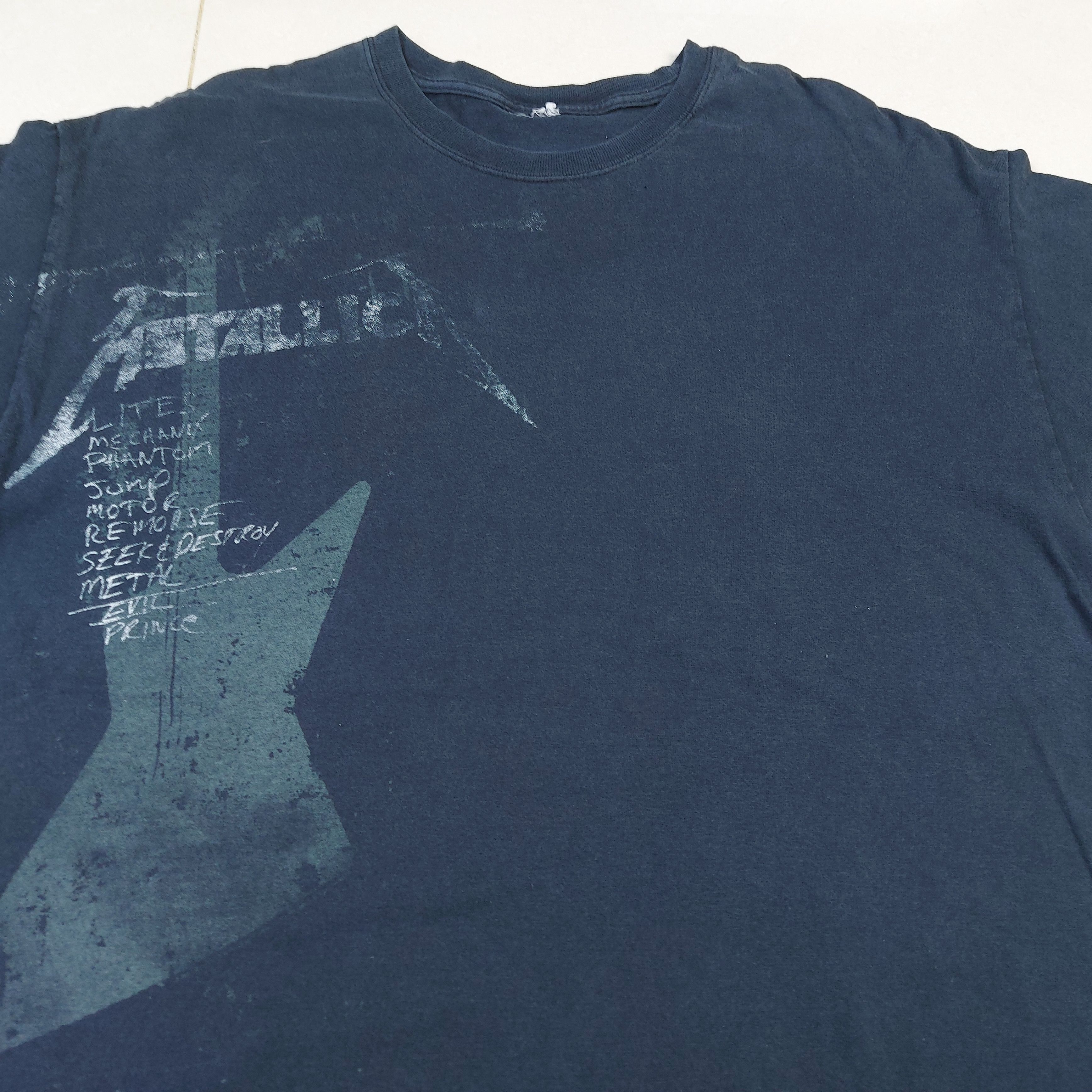 Metallica Vintage Y2K Metallica Band Setlist Official TEE Size US XL / EU 56 / 4 - 6 Thumbnail