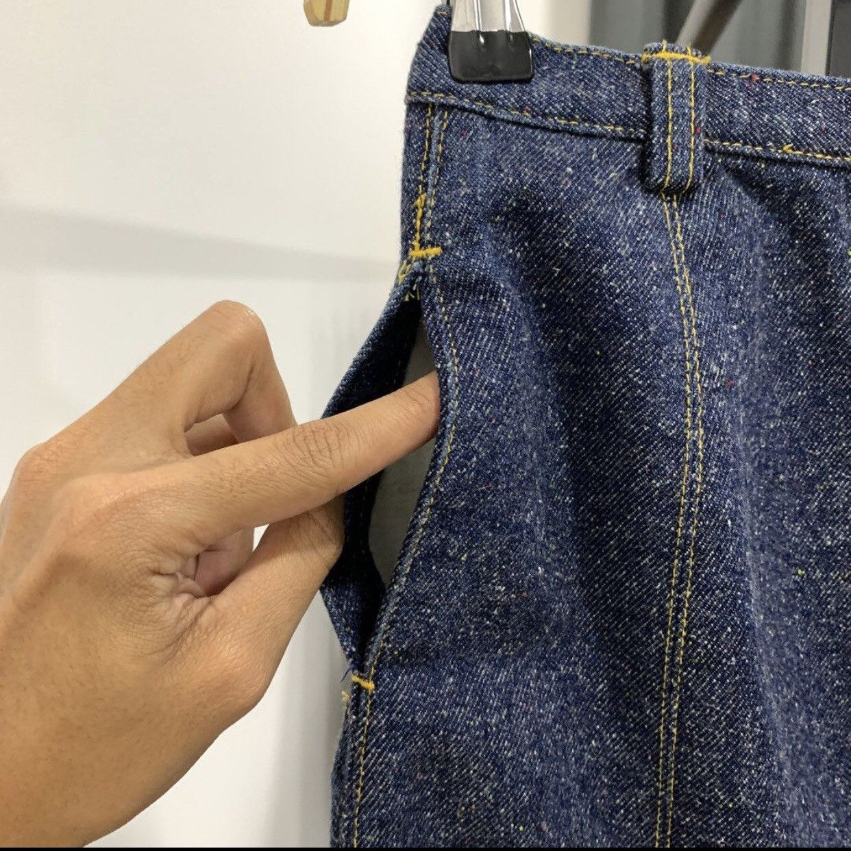 Hysteric Glamour 🔥🔥🔥VTG HYSTERIC DENIM SKIRT Size 24" / US 00 / IT 34 - 3 Thumbnail
