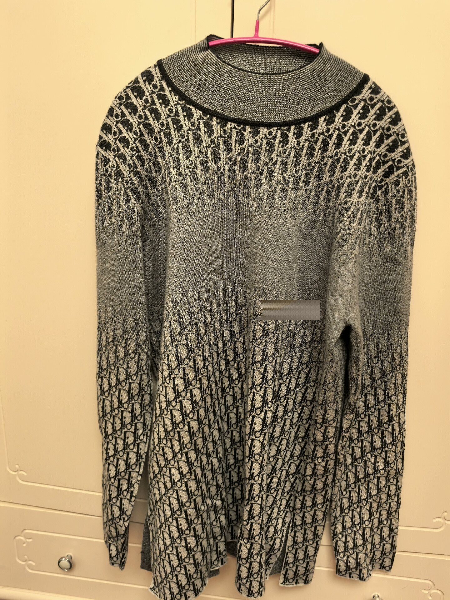 Dior dior men's cashmere sweater with unique design Size US M / EU 48-50 / 2 - 1 Thumbnail