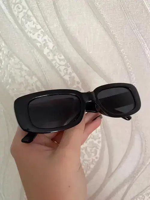 Jewelry Black Square Groovy Dystopian Sunglasses Retro Cyber Archive Size ONE SIZE - 4 Thumbnail