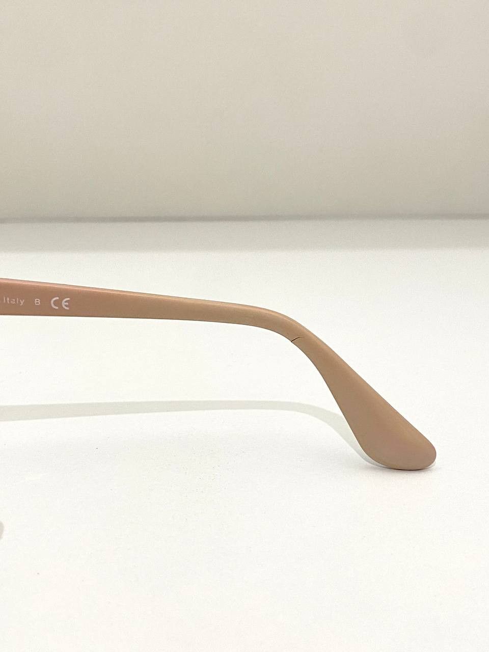 Prada Prada Logo Havana Retro Cat Eye Oversized Sunglasses Size ONE SIZE - 13 Thumbnail