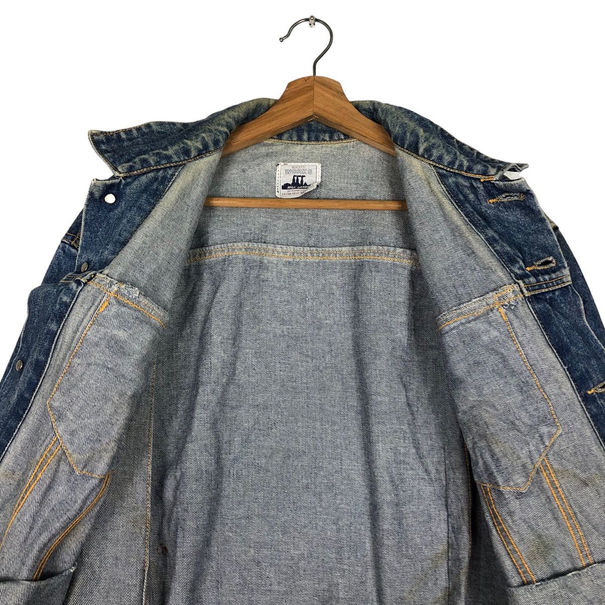 Japanese Brand 🔥Vtg Trucker Denim Jacket Worker Wear Basic Union Made Size US M / EU 48-50 / 2 - 13 Thumbnail