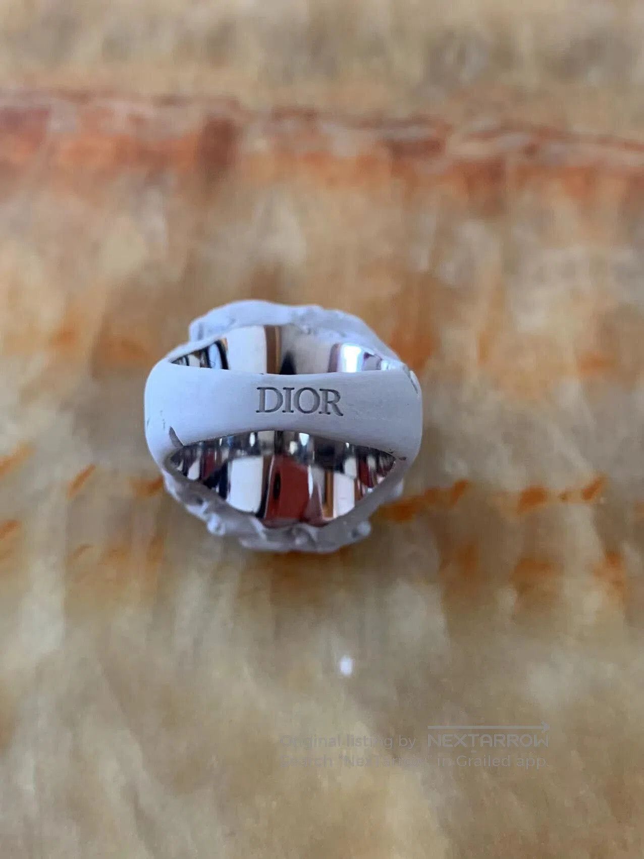 Daniel Arsham Dior Arsham Purple Crystal Cement Ring. Size ONE SIZE - 6 Thumbnail