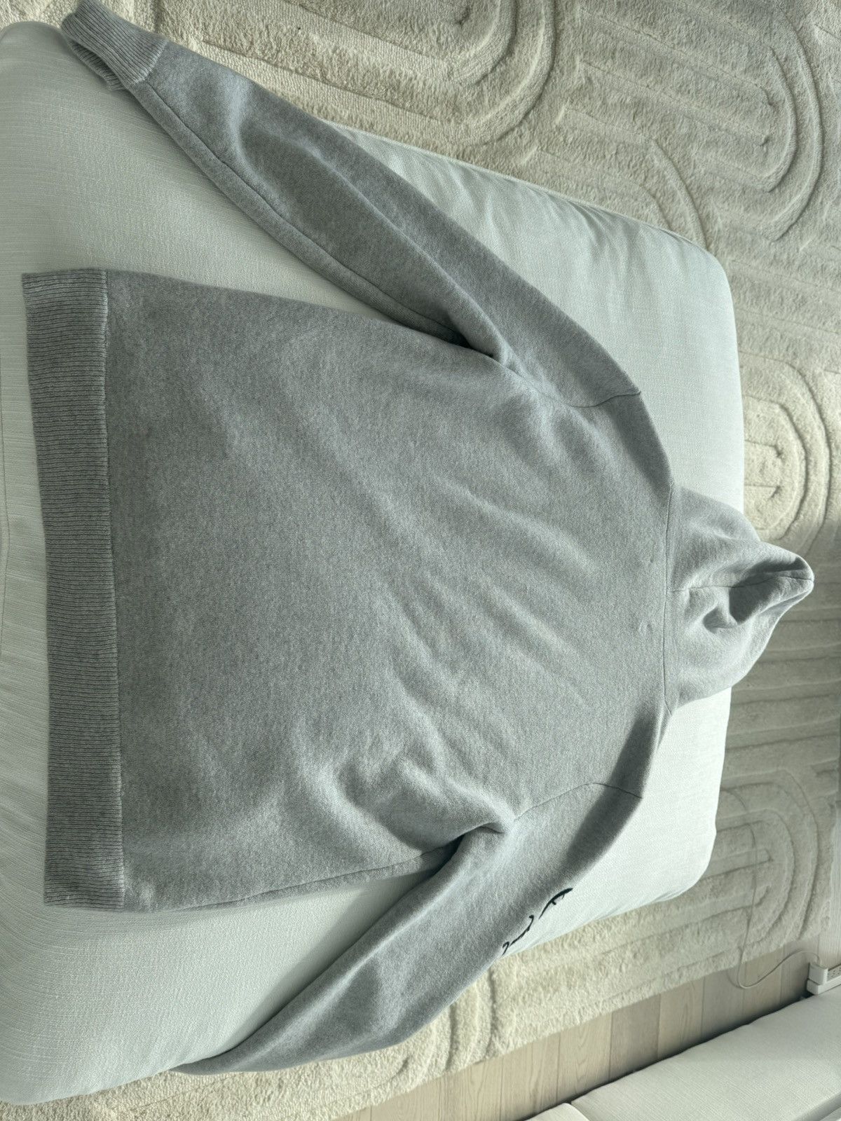 Chrome Hearts CHROME HEARTS GREY CASHMERE HOODIE Size US L / EU 52-54 / 3 - 2 Thumbnail