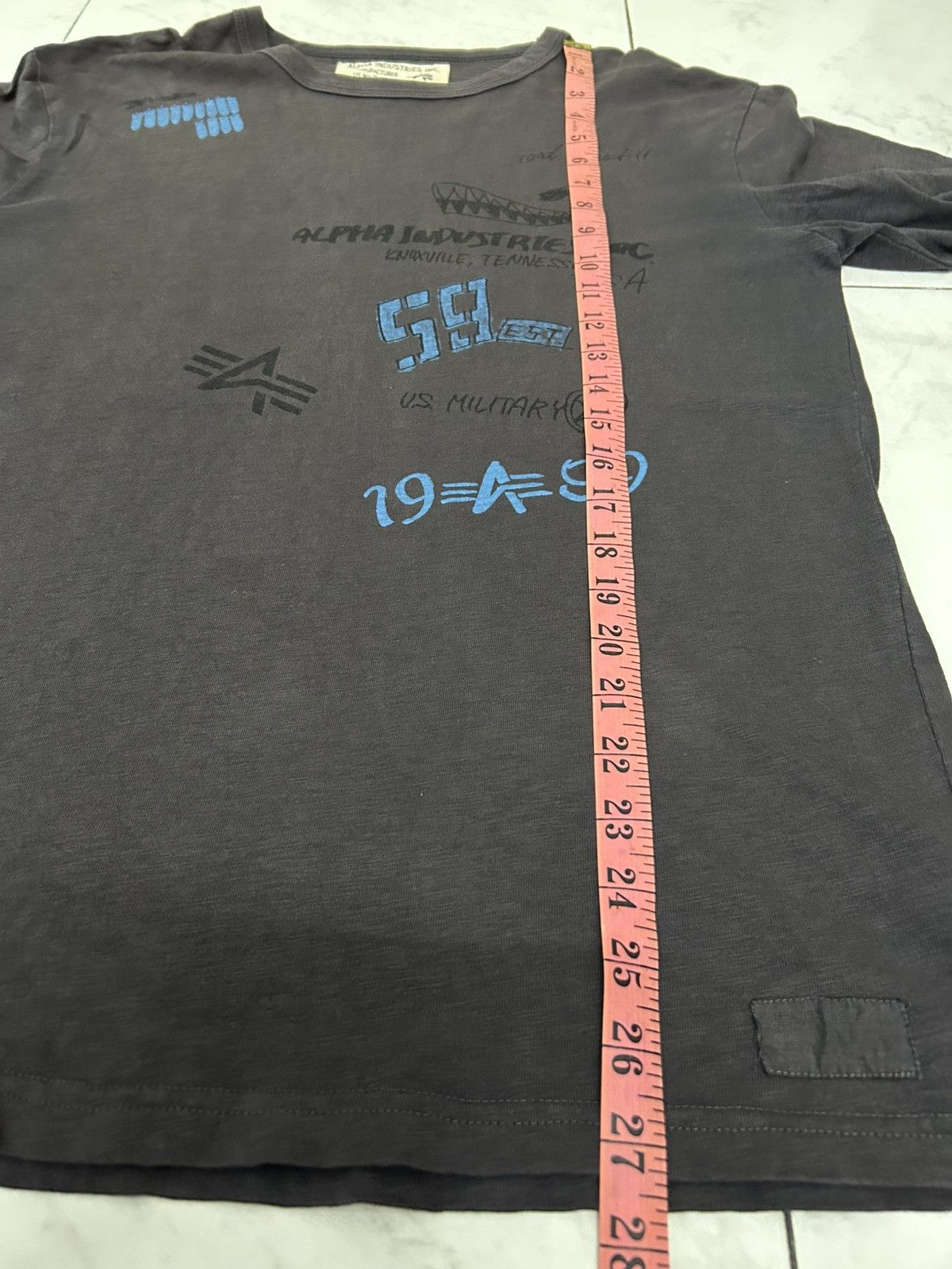 Alpha Industries VINTAGE ALPHA INDUSTRIES LONG SLEEVE TEE Size US M / EU 48-50 / 2 - 9 Thumbnail