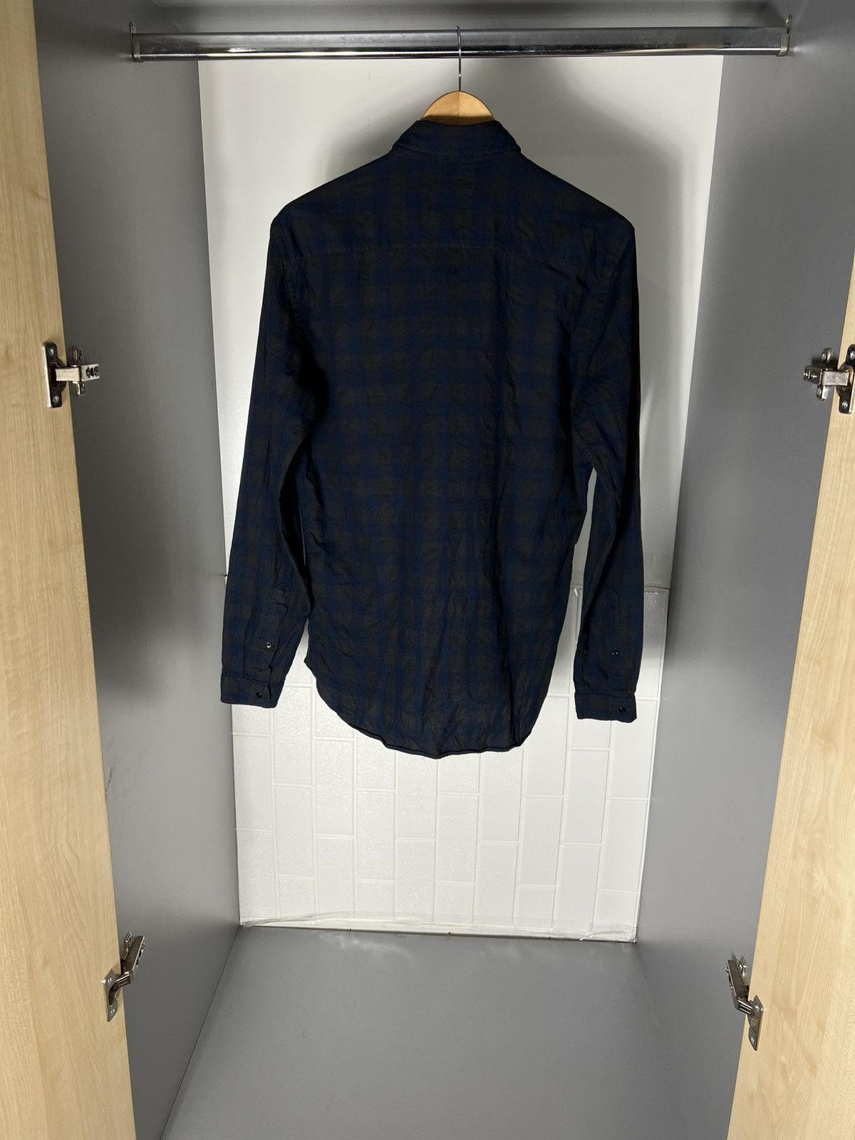 Oliver Spencer VINTAGE OLIVER SPENCER FLANNEL DESIGNER SHIRT CASUAL Y2K 90s Size US M / EU 48-50 / 2 - 13 Thumbnail