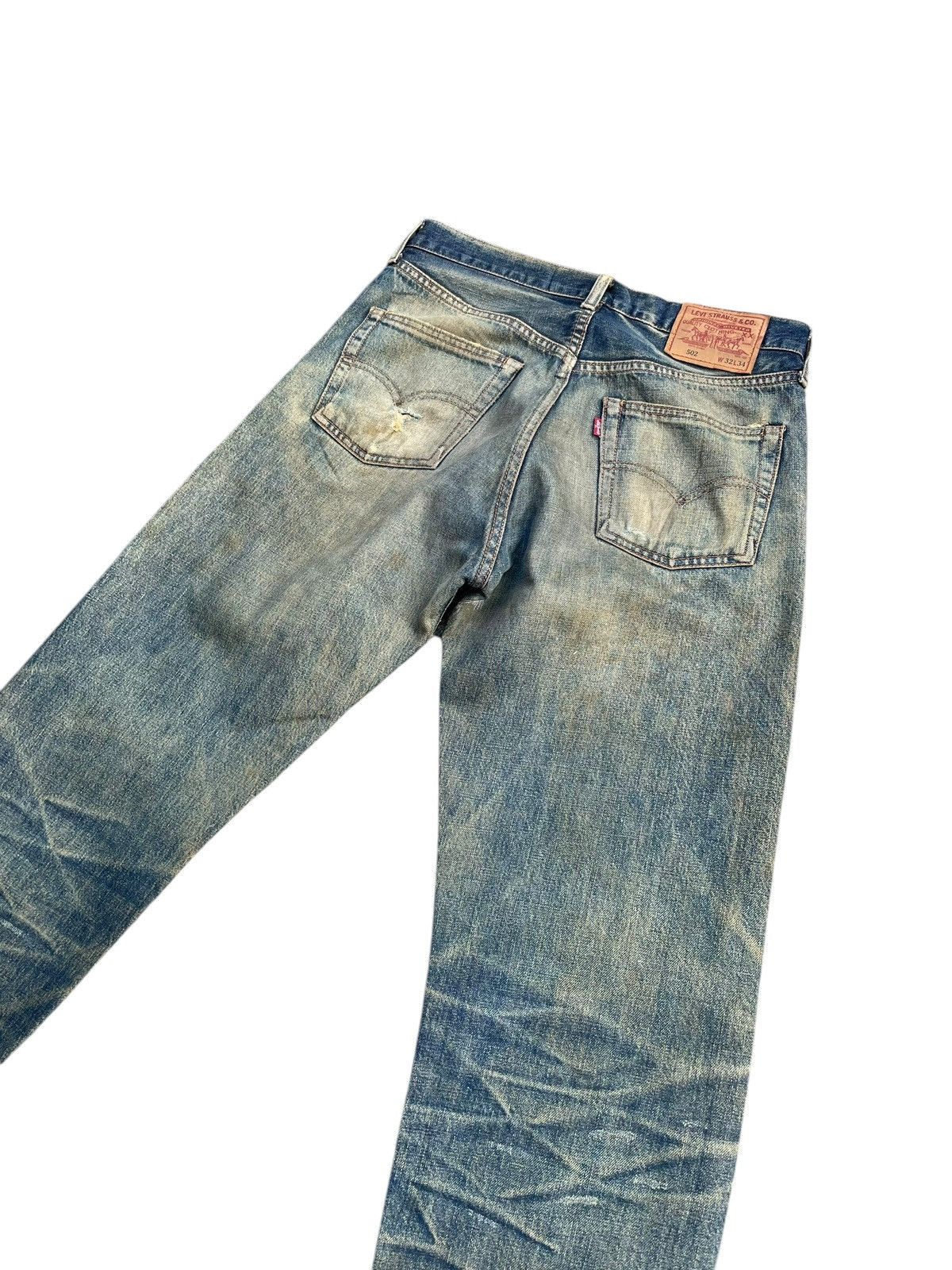 Levi's Vintage 1994 Levi’s 502XX E Selvedge Distressed Size US 31 - 9 Thumbnail