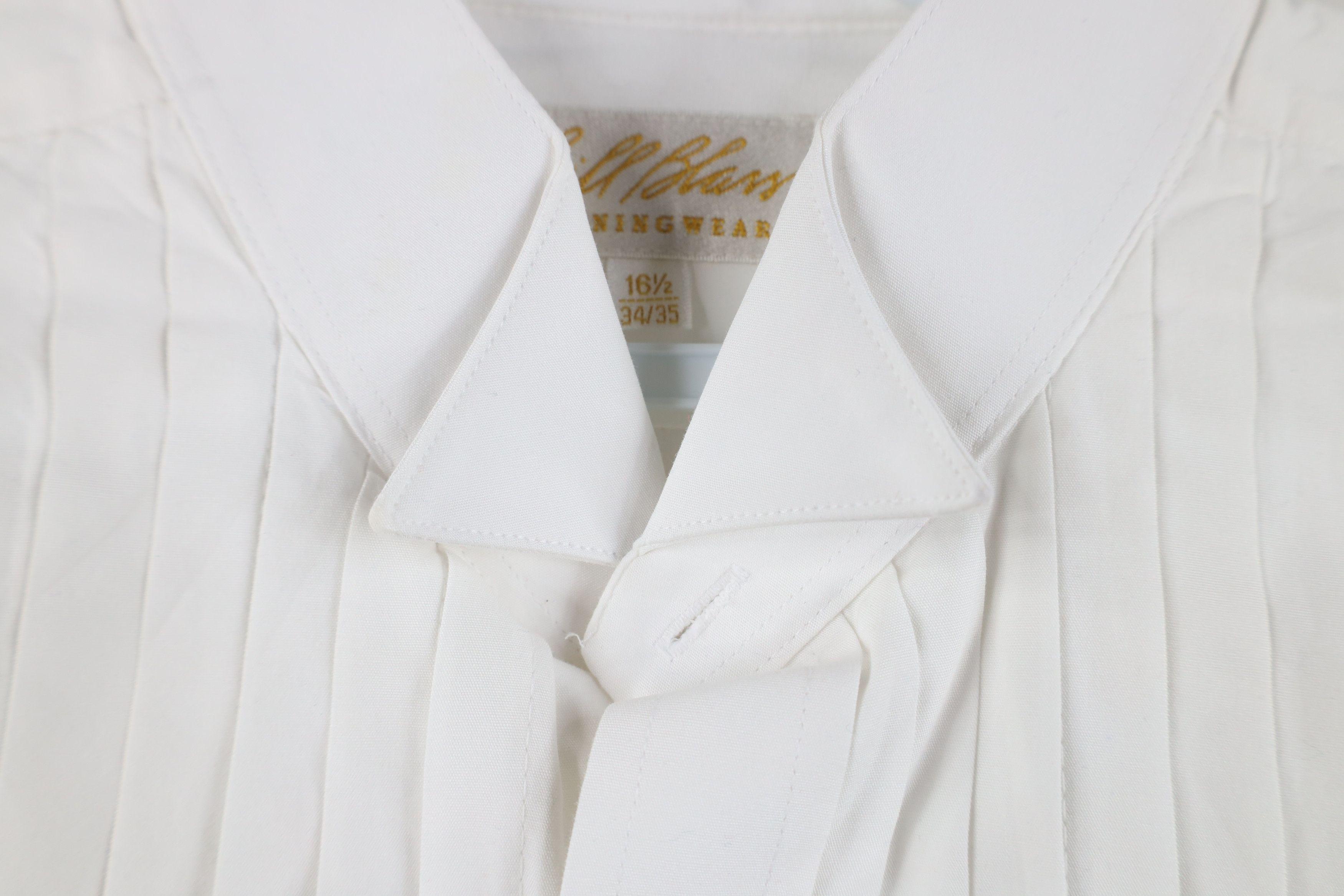 Vintage Vintage 90s Streetwear French Cuff Tuxedo Prom Dress Shirt Size US M / EU 48-50 / 2 - 8 Thumbnail